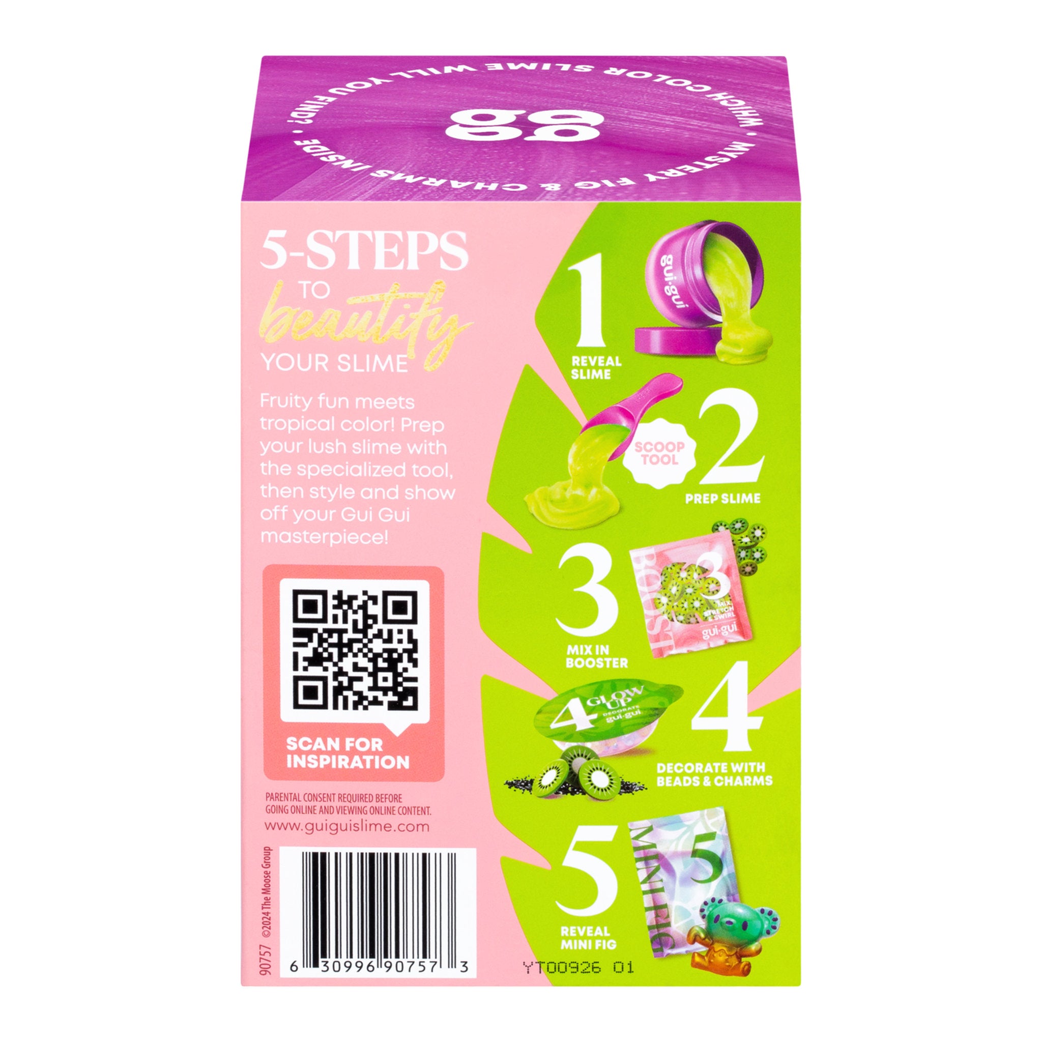 Gui Gui Fruity Glow Jelli Slime Assorted Styles