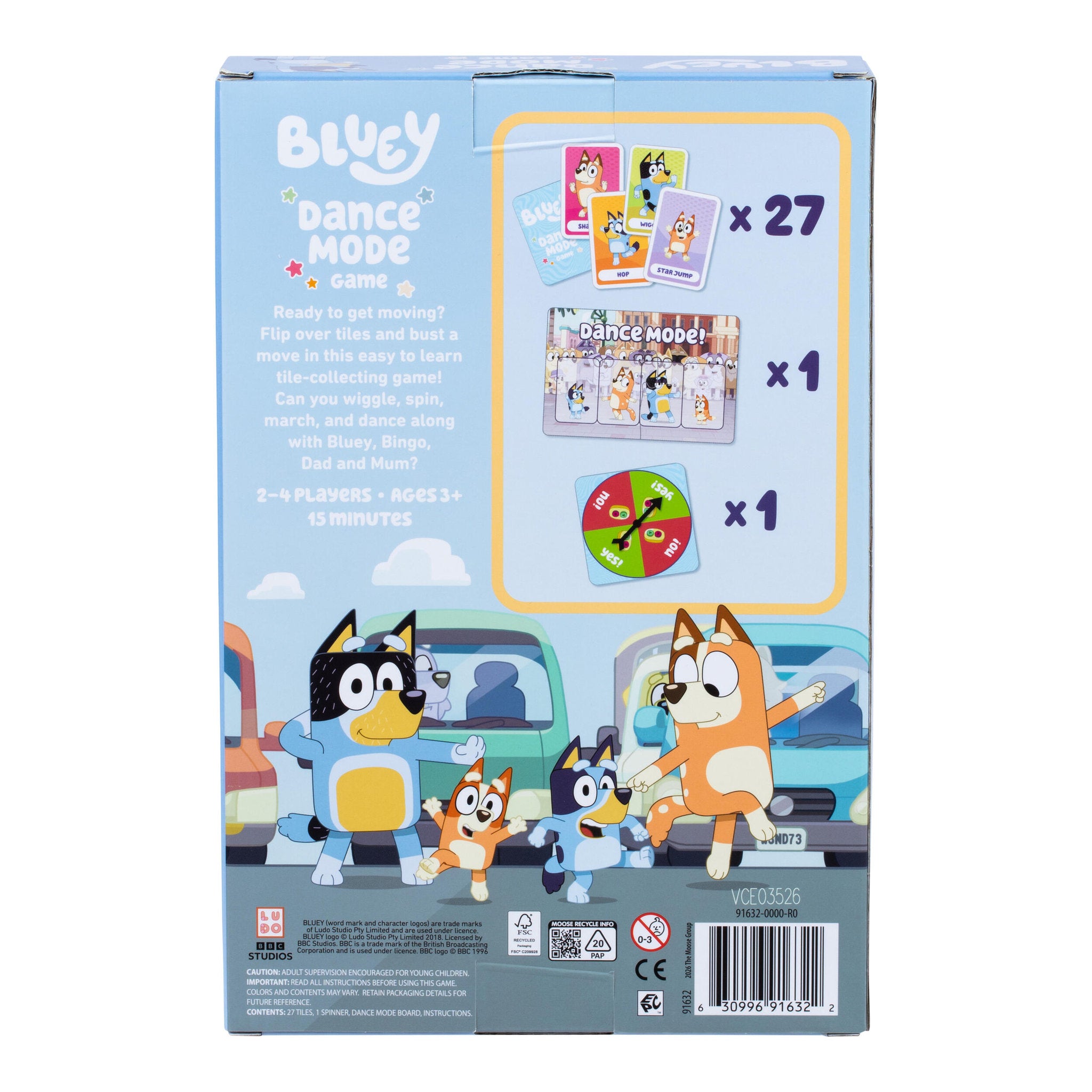 Bluey Dance Mode Game