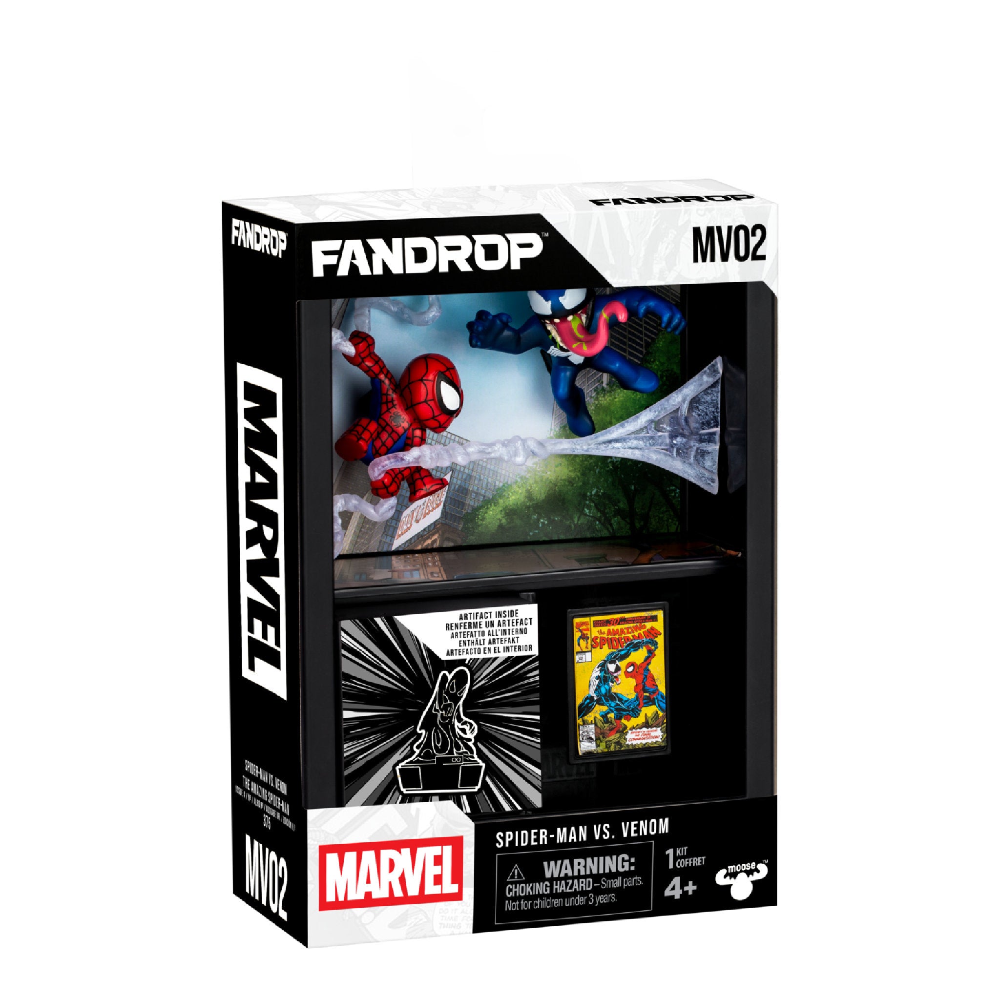 Fandrop Marvel MV02 Spider-Man vs Venom 2 Figure Collectible Diorama
