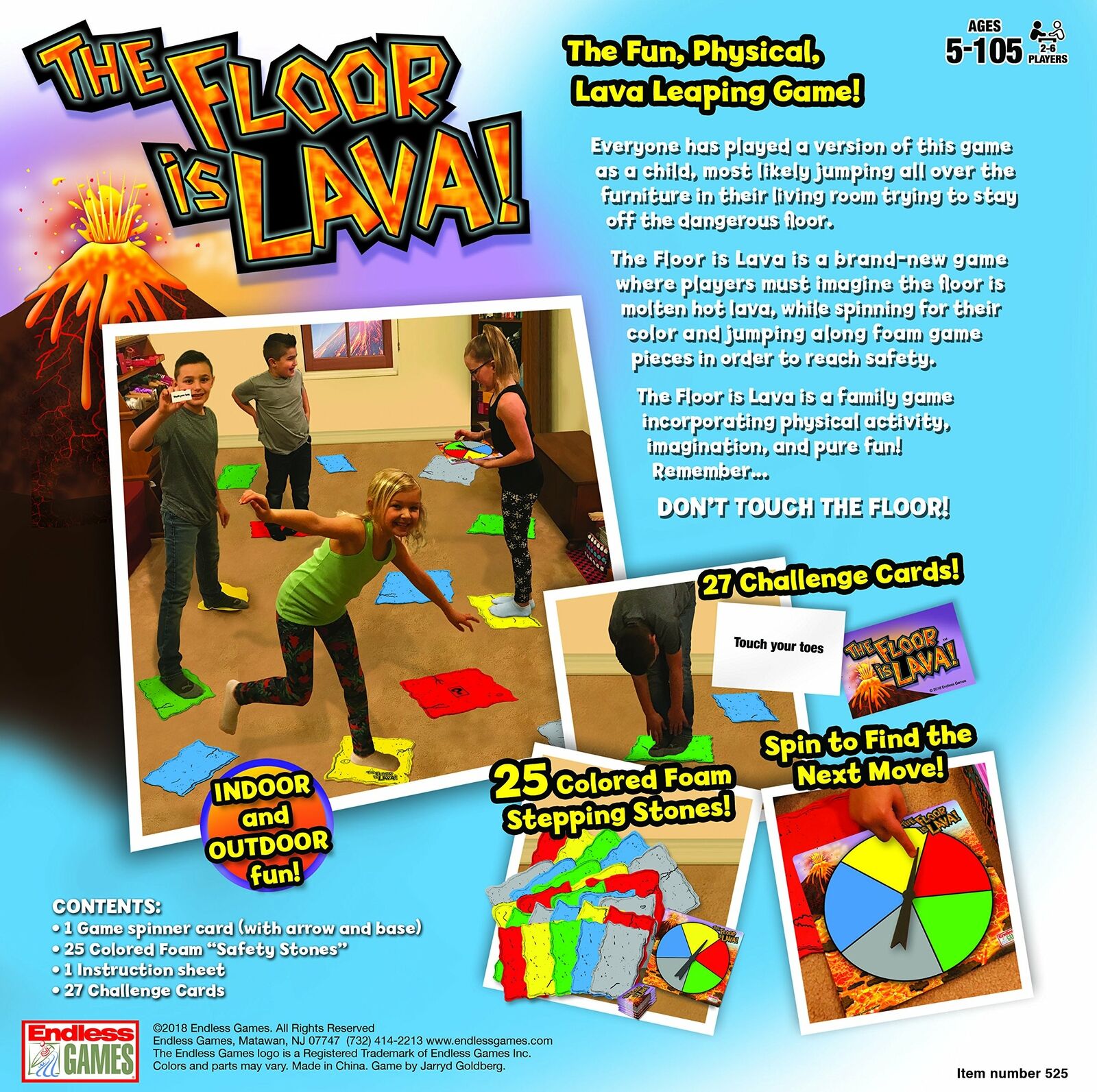 The Floor is Lava! Board Game