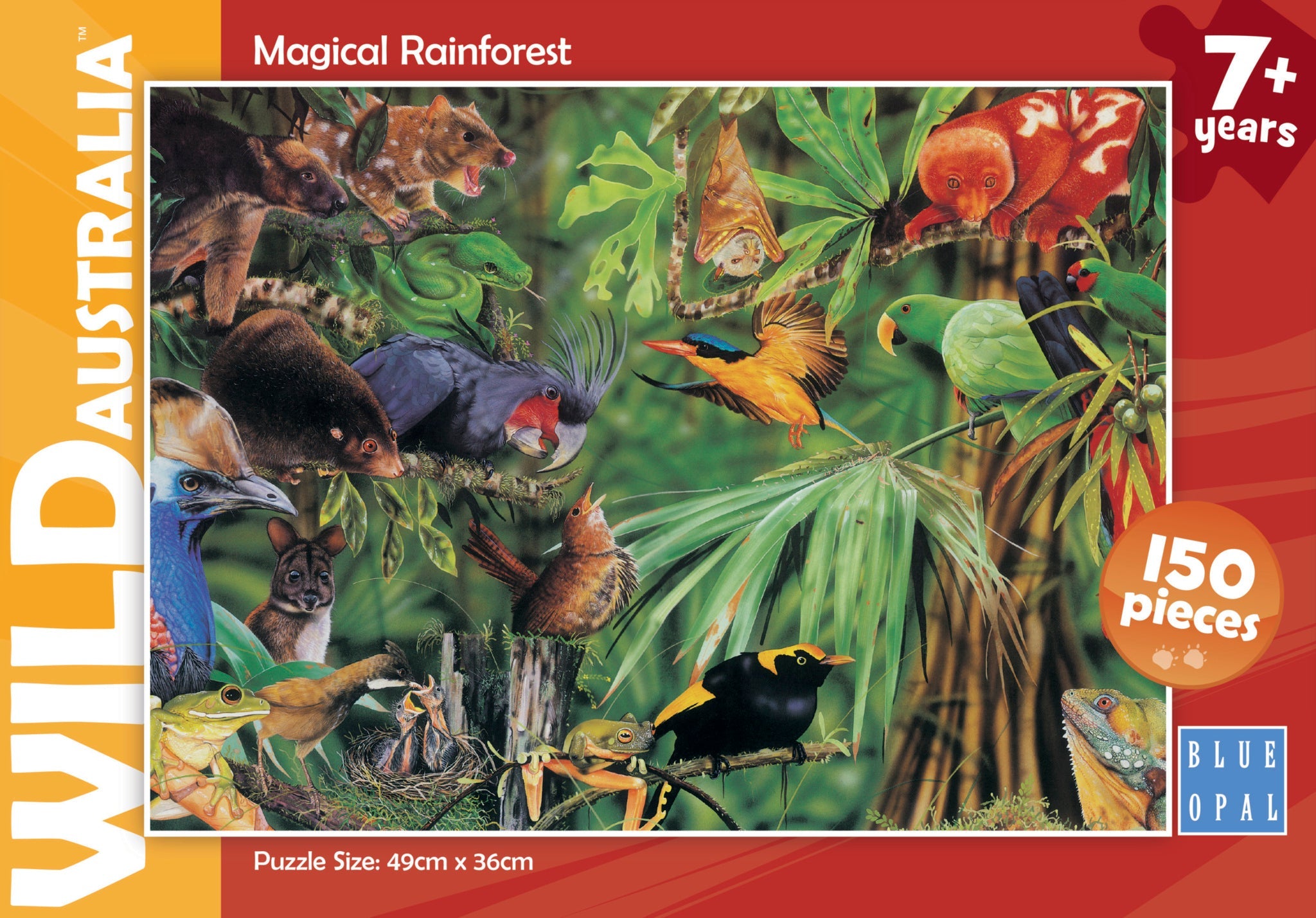 Blue Opal Wild Aust Magical Rainforest 150 Piece