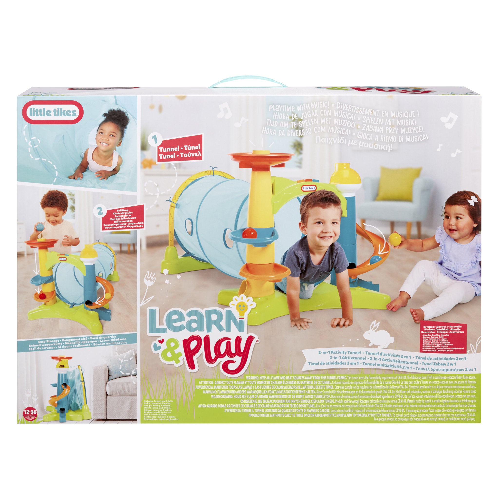 Little Tikes 2-in-1 Activity Tunnel Playset