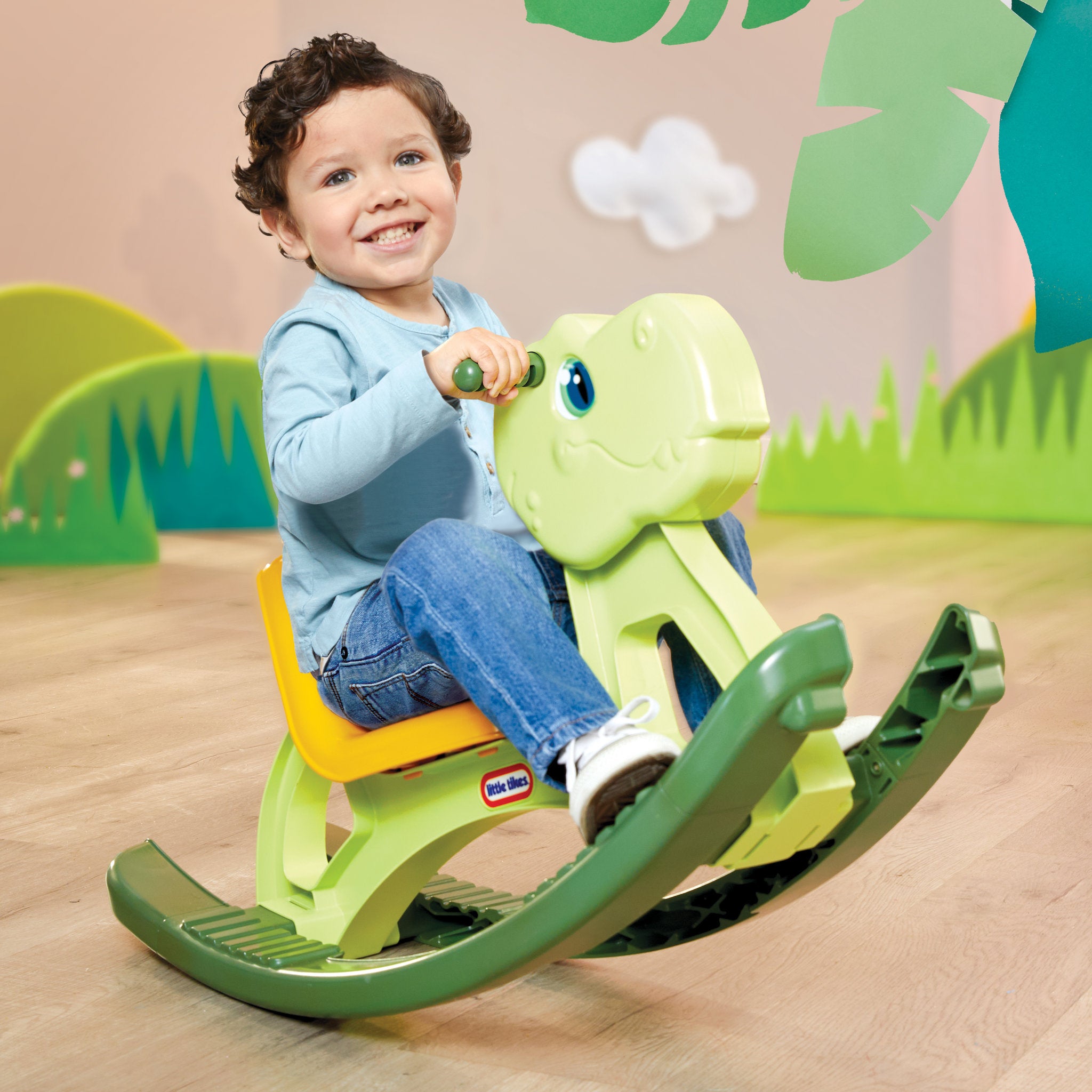 Little Tikes Easy Rockin’ Dino Kids Ride-On Rocker