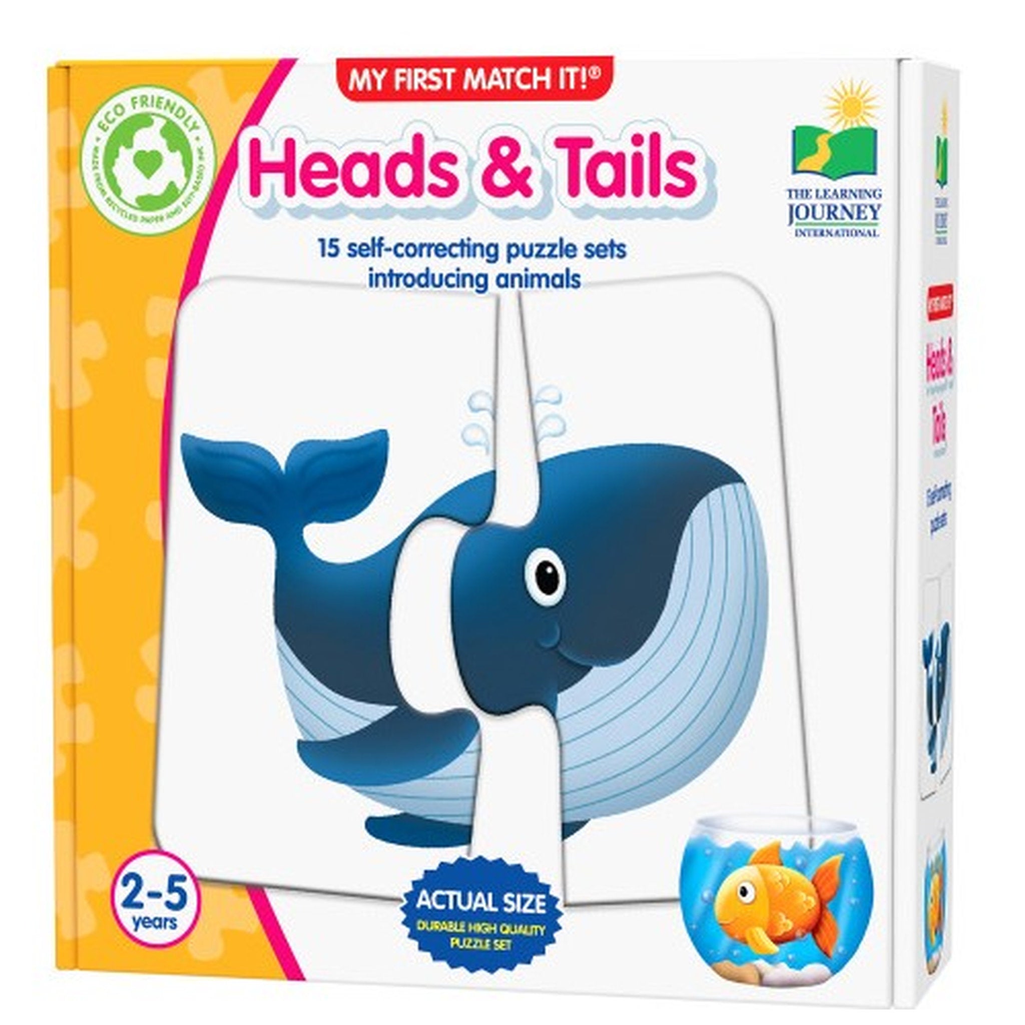 The Learning Journey My First Match It! Heads and Tails Puzzle
