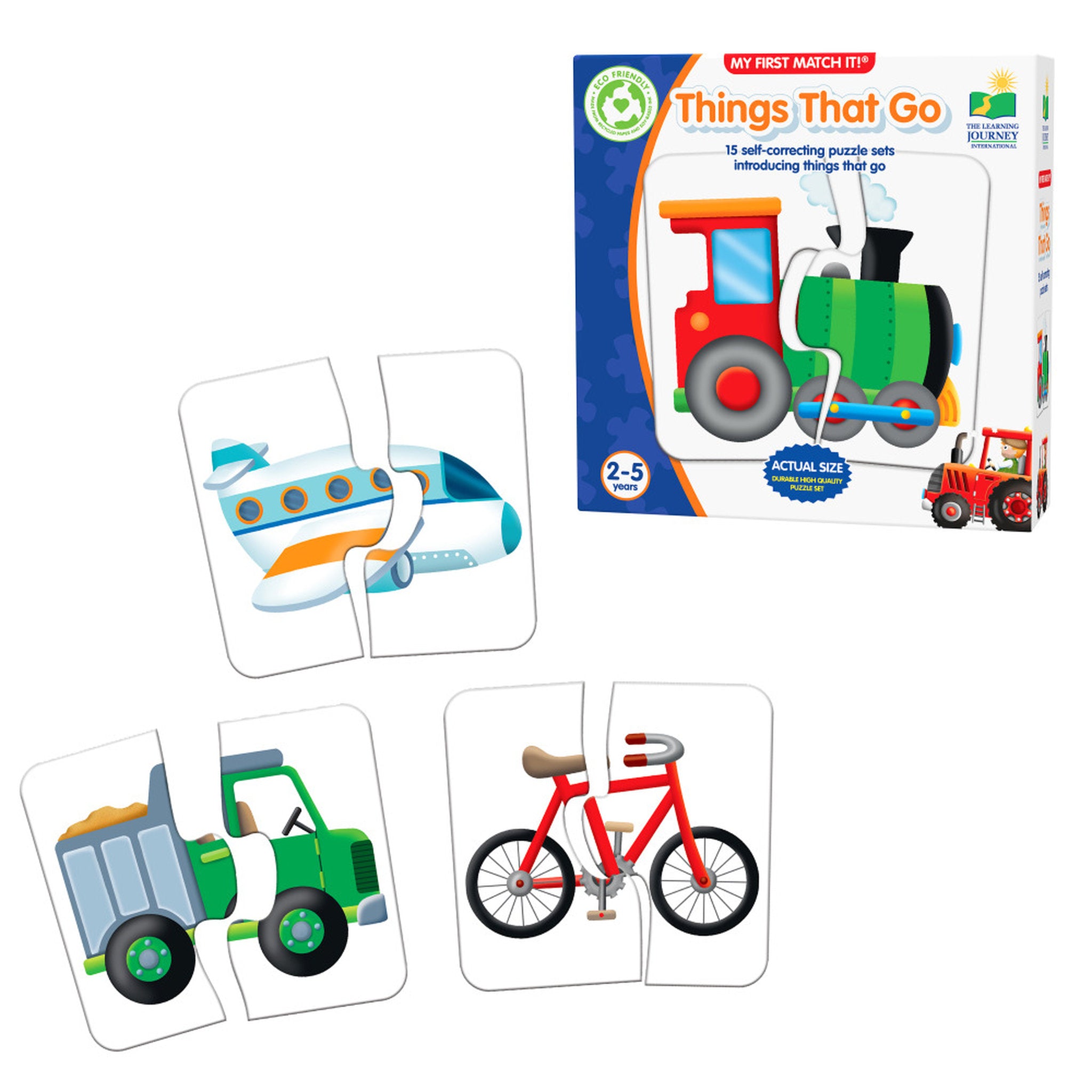 The Learning Journey My First Match It! Things That Go Puzzle