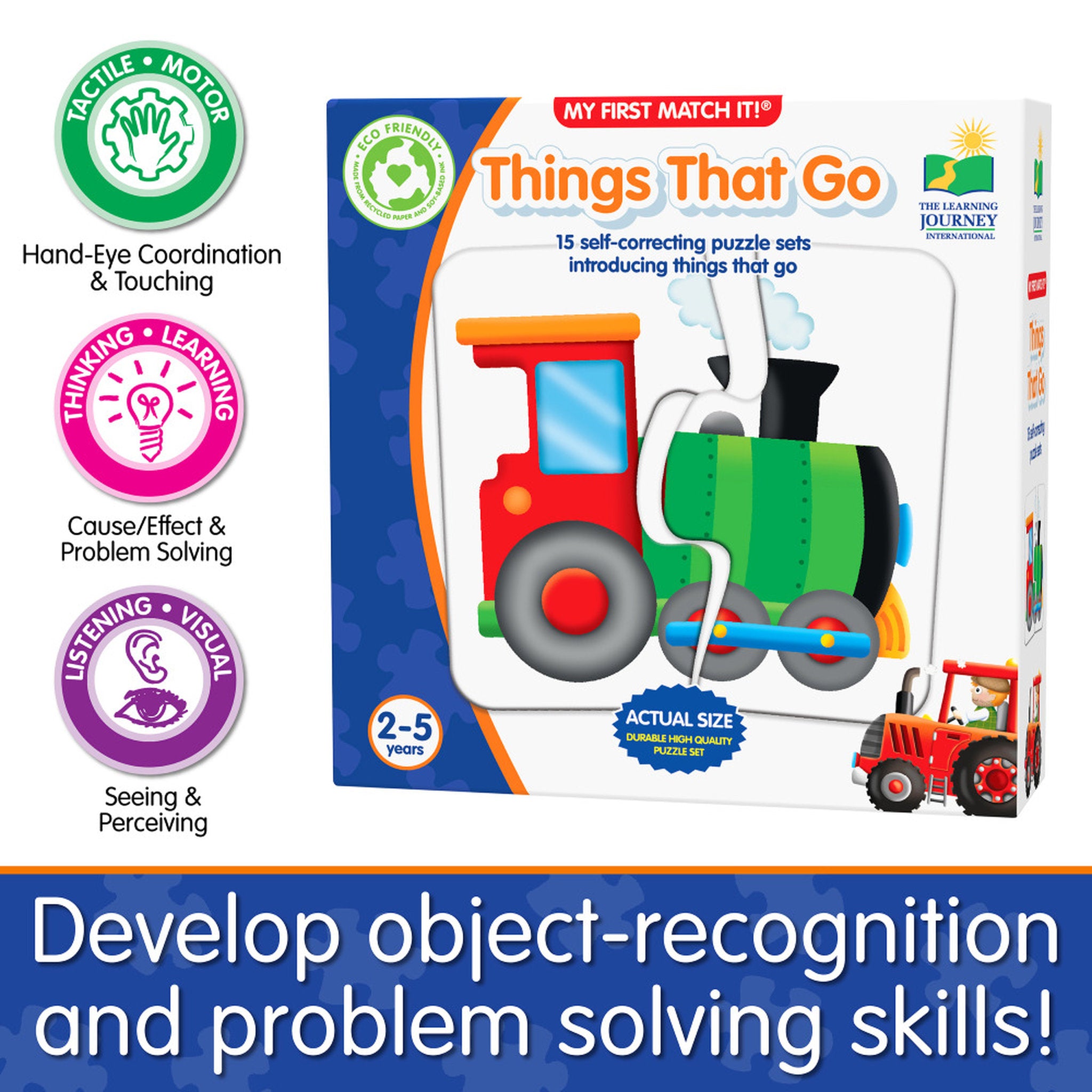 The Learning Journey My First Match It! Things That Go Puzzle