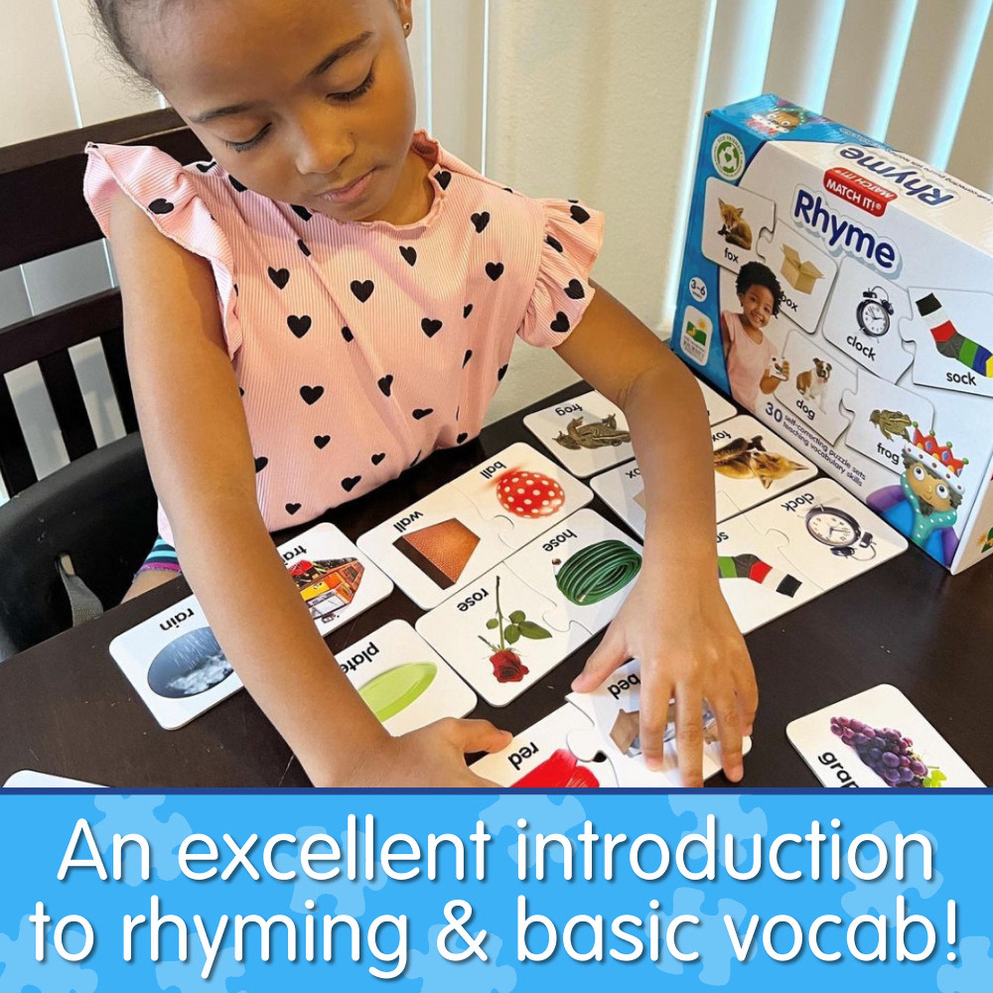 The Learning Journey Match It! Rhyme Puzzle