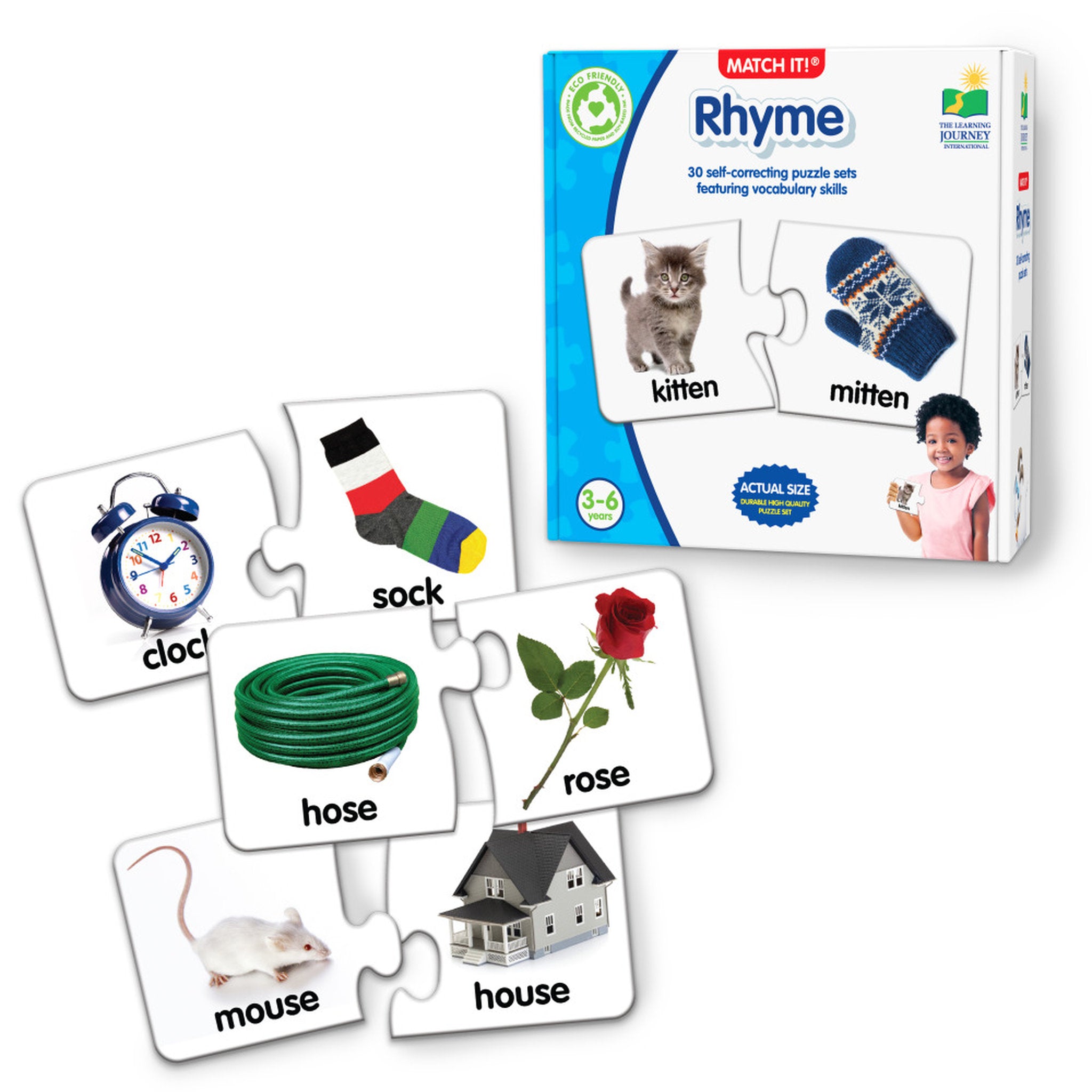 The Learning Journey Match It! Rhyme Puzzle