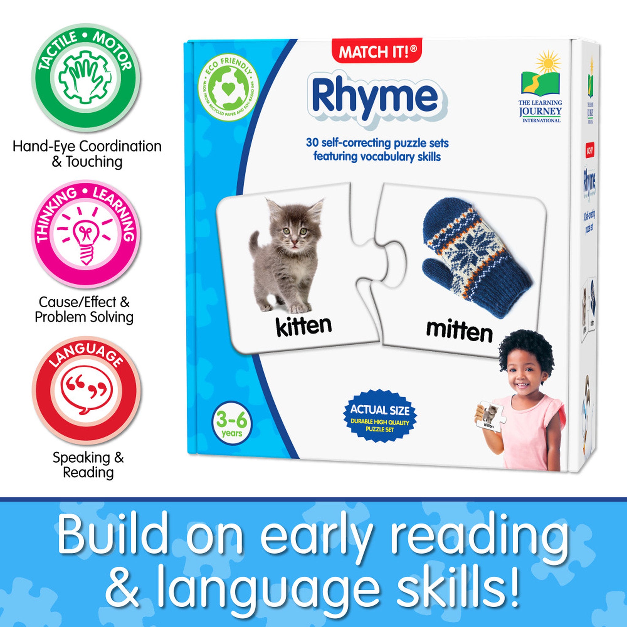 The Learning Journey Match It! Rhyme Puzzle