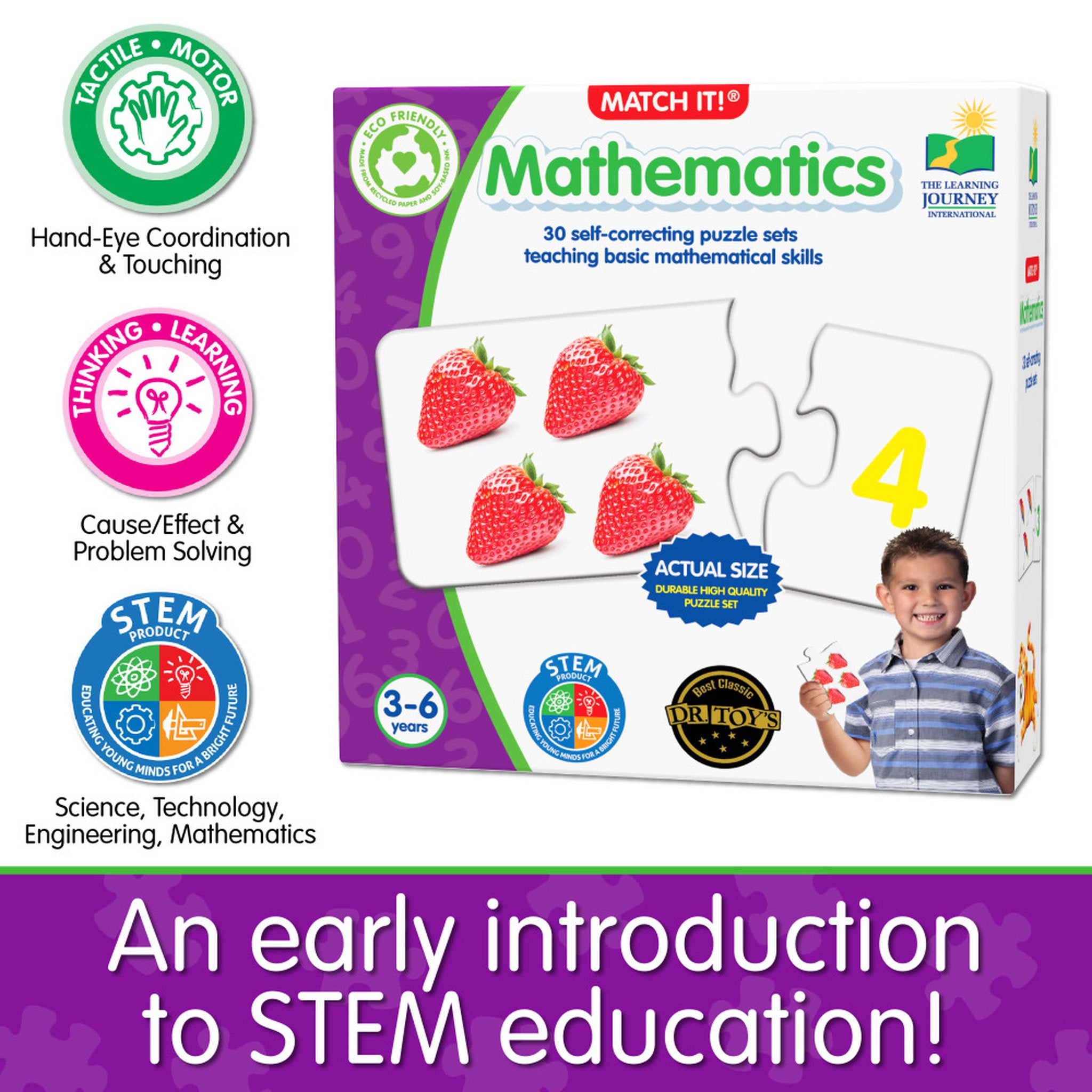 The Learning Journey Match It! Mathematics Puzzle