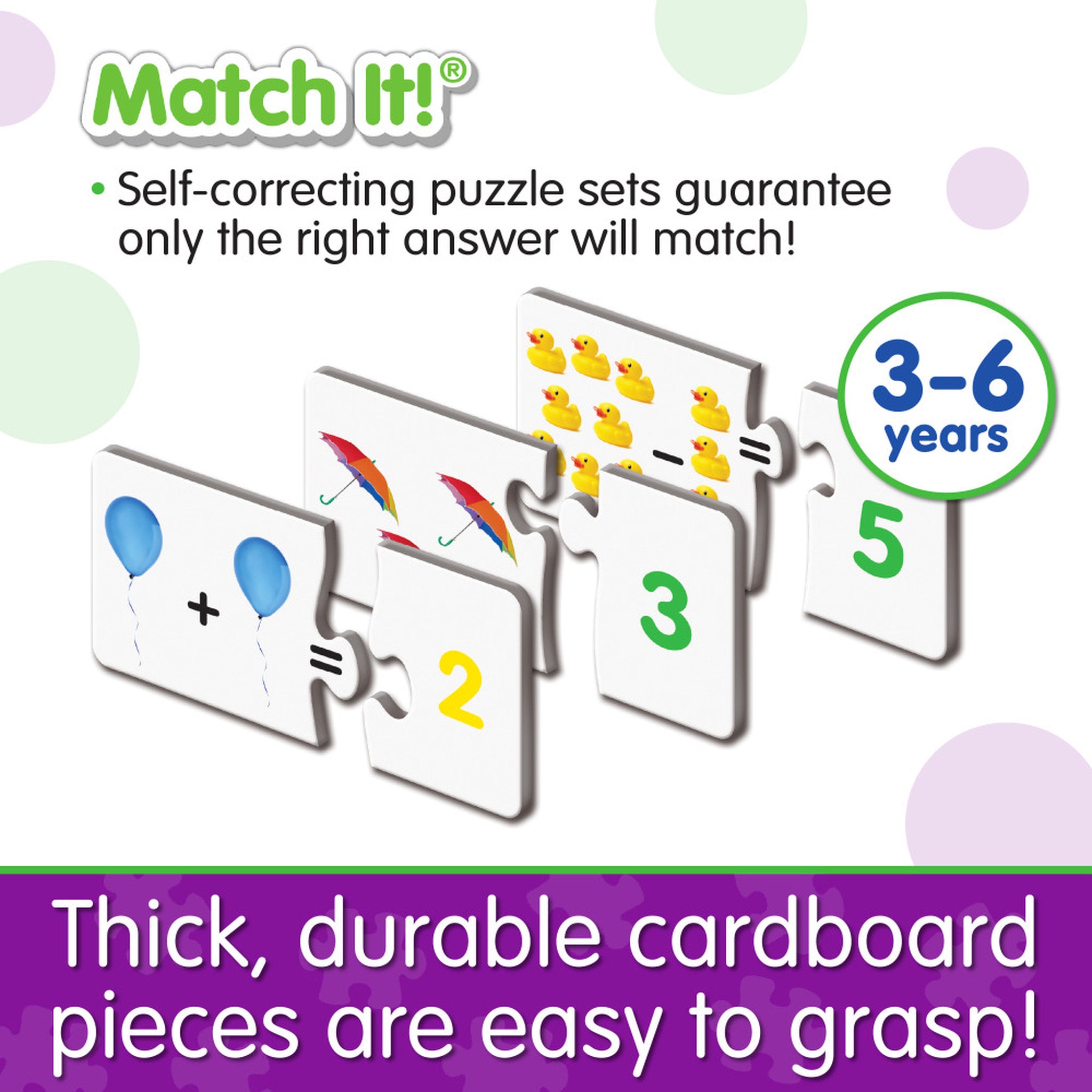 The Learning Journey Match It! Mathematics Puzzle
