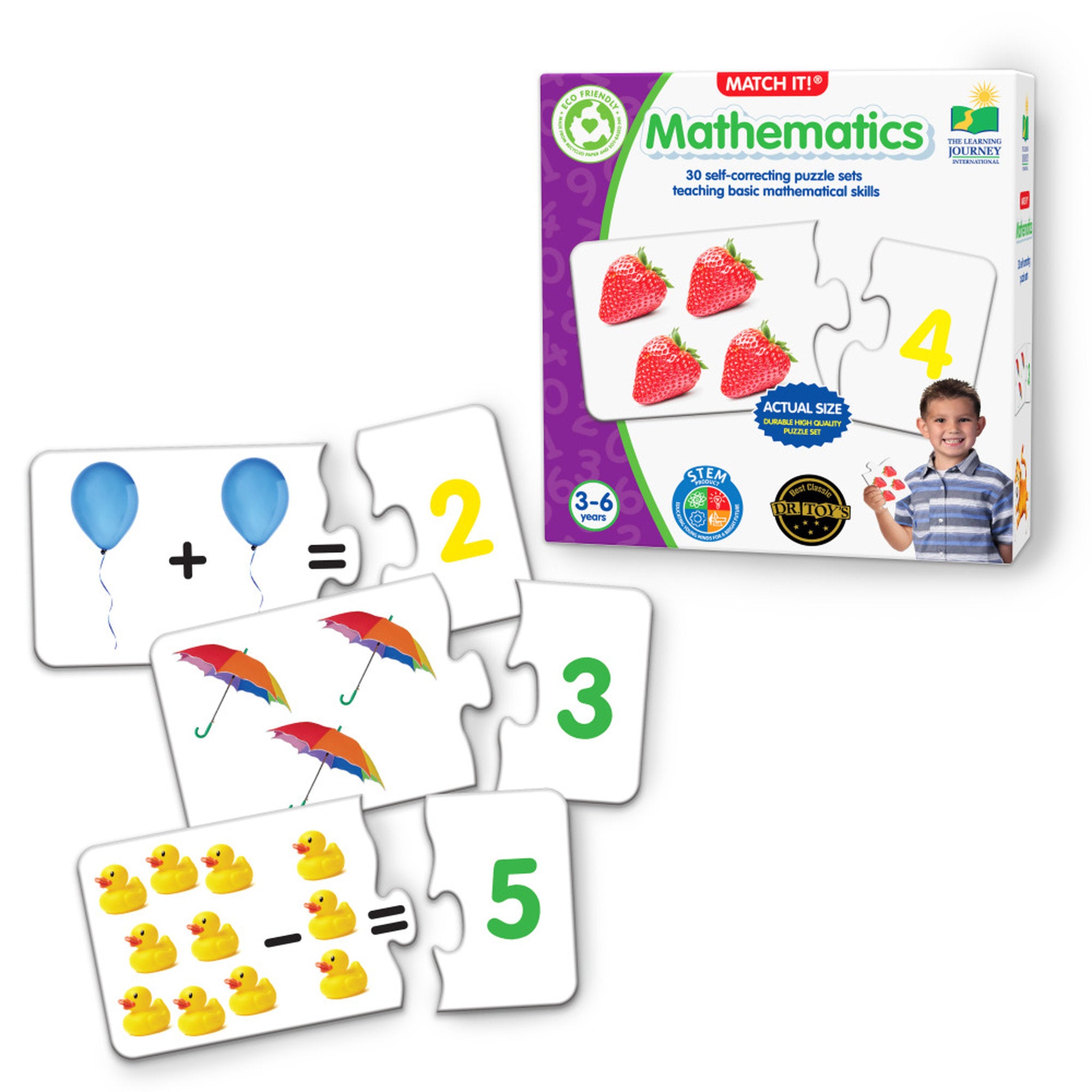 The Learning Journey Match It! Mathematics Puzzle