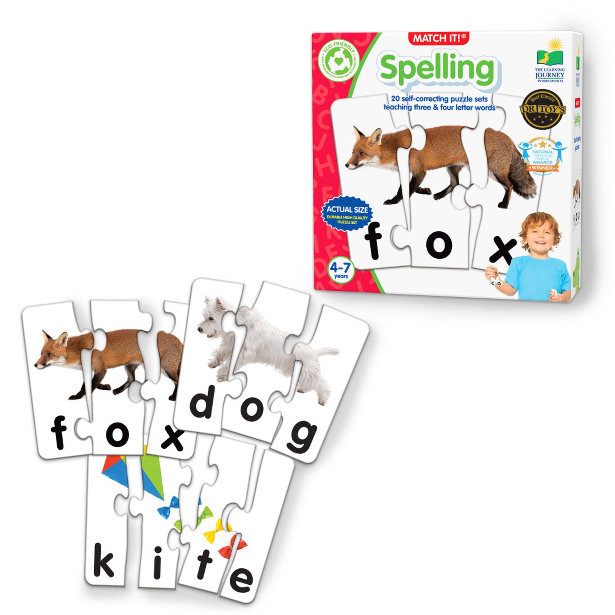 The Learning Journey Match It! Spelling Puzzle