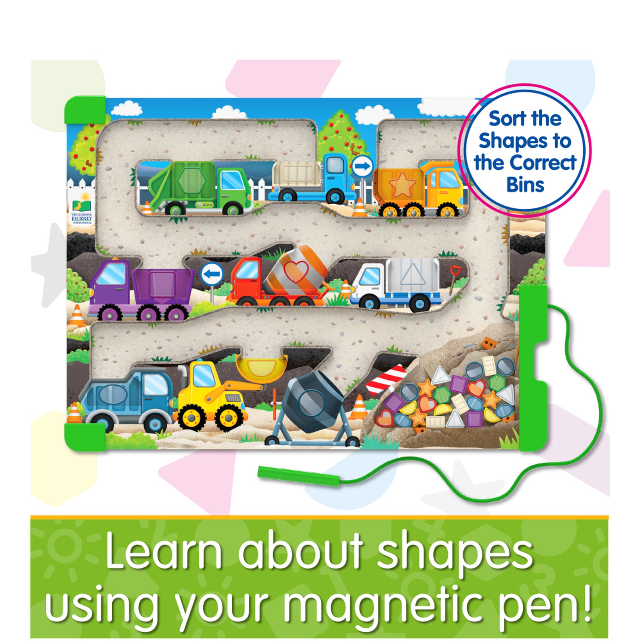 The Learning Journey Sort & Learn Magnetic Puzzle - Shapes