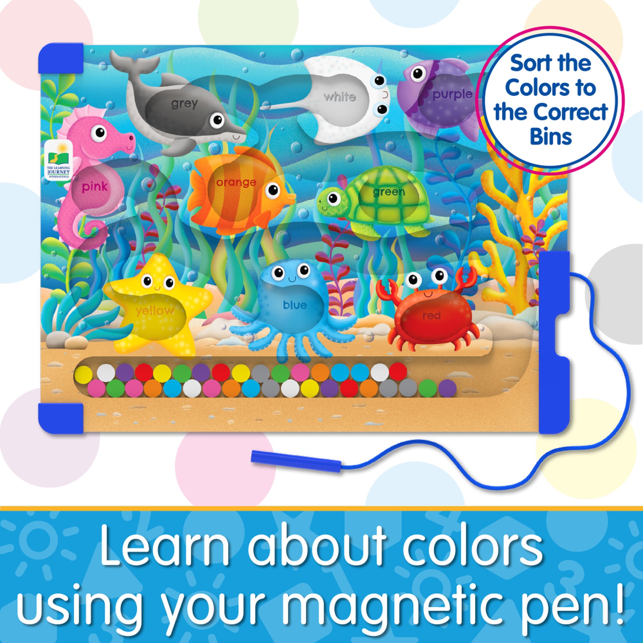 The Learning Journey Sort & Learn Magnetic Puzzle - Colours
