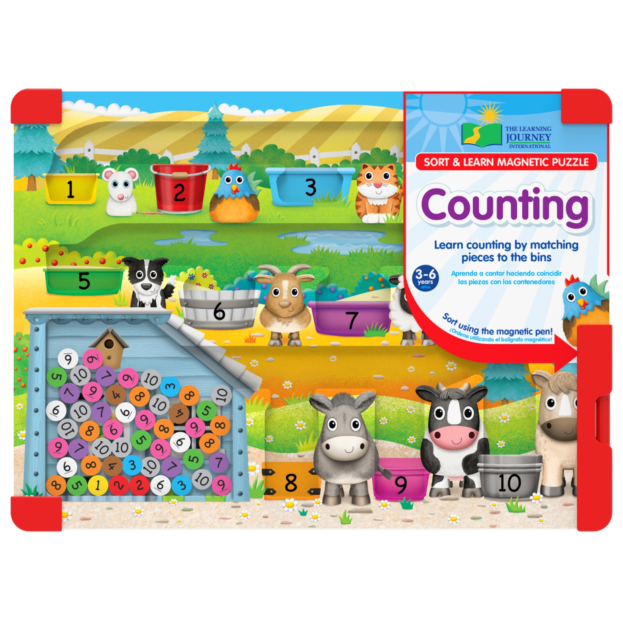The Learning Journey Sort & Learn Magnetic Puzzle - Counting