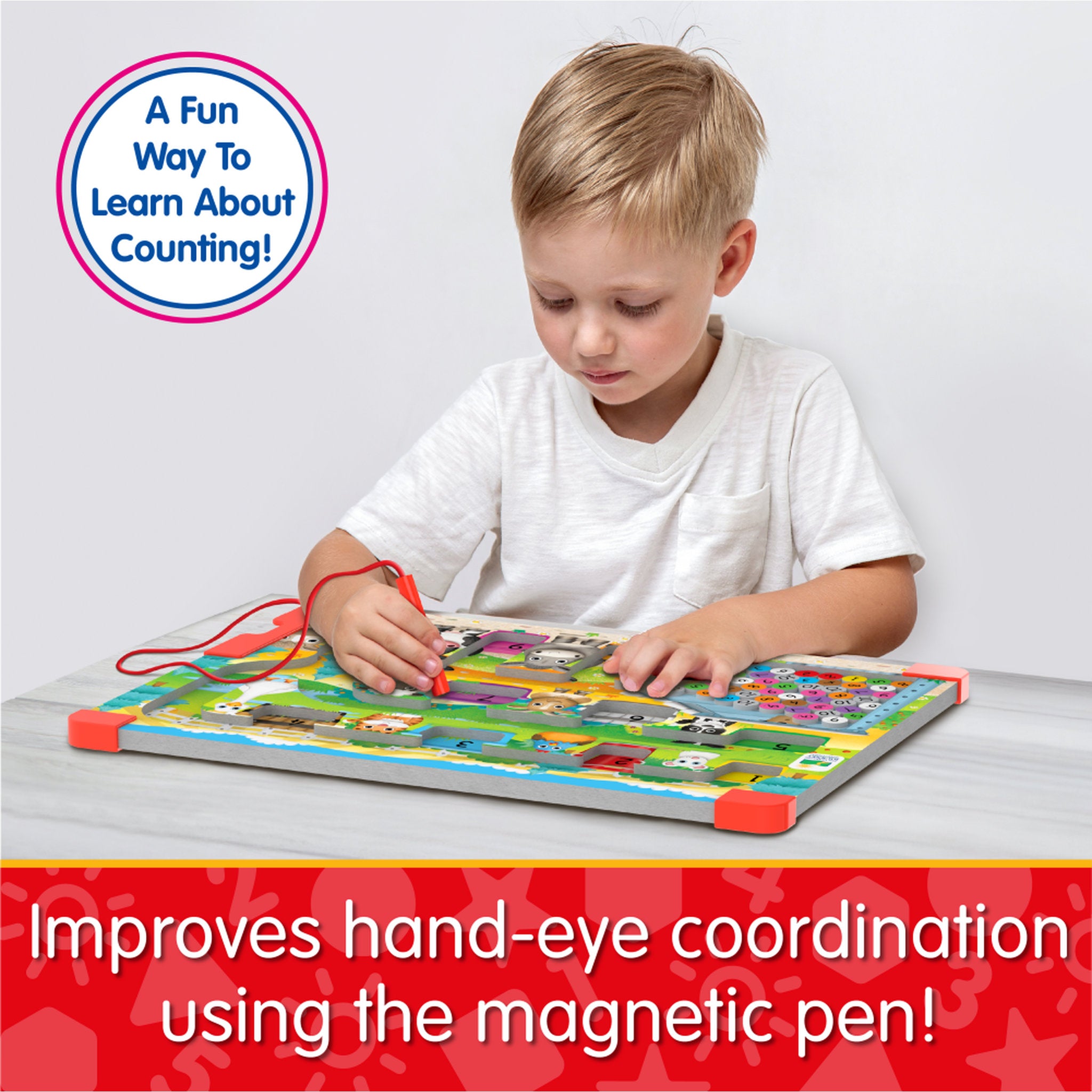 The Learning Journey Sort & Learn Magnetic Puzzle - Counting
