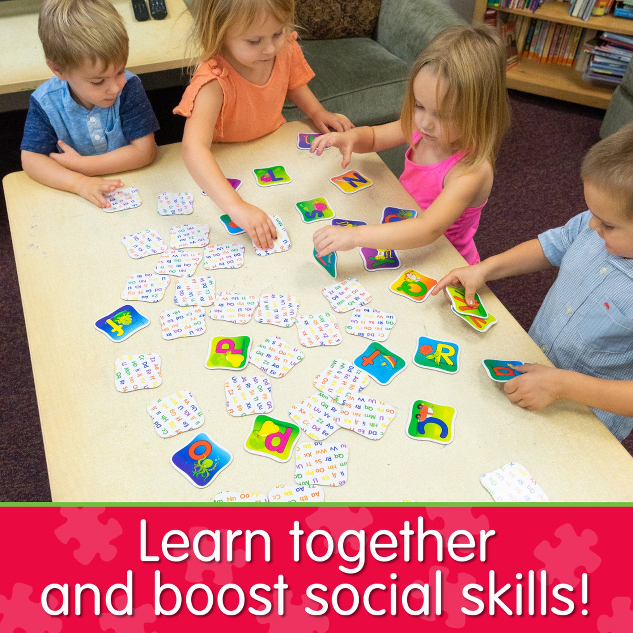 The Learning Journey Match It! Alphabet Memory Puzzle