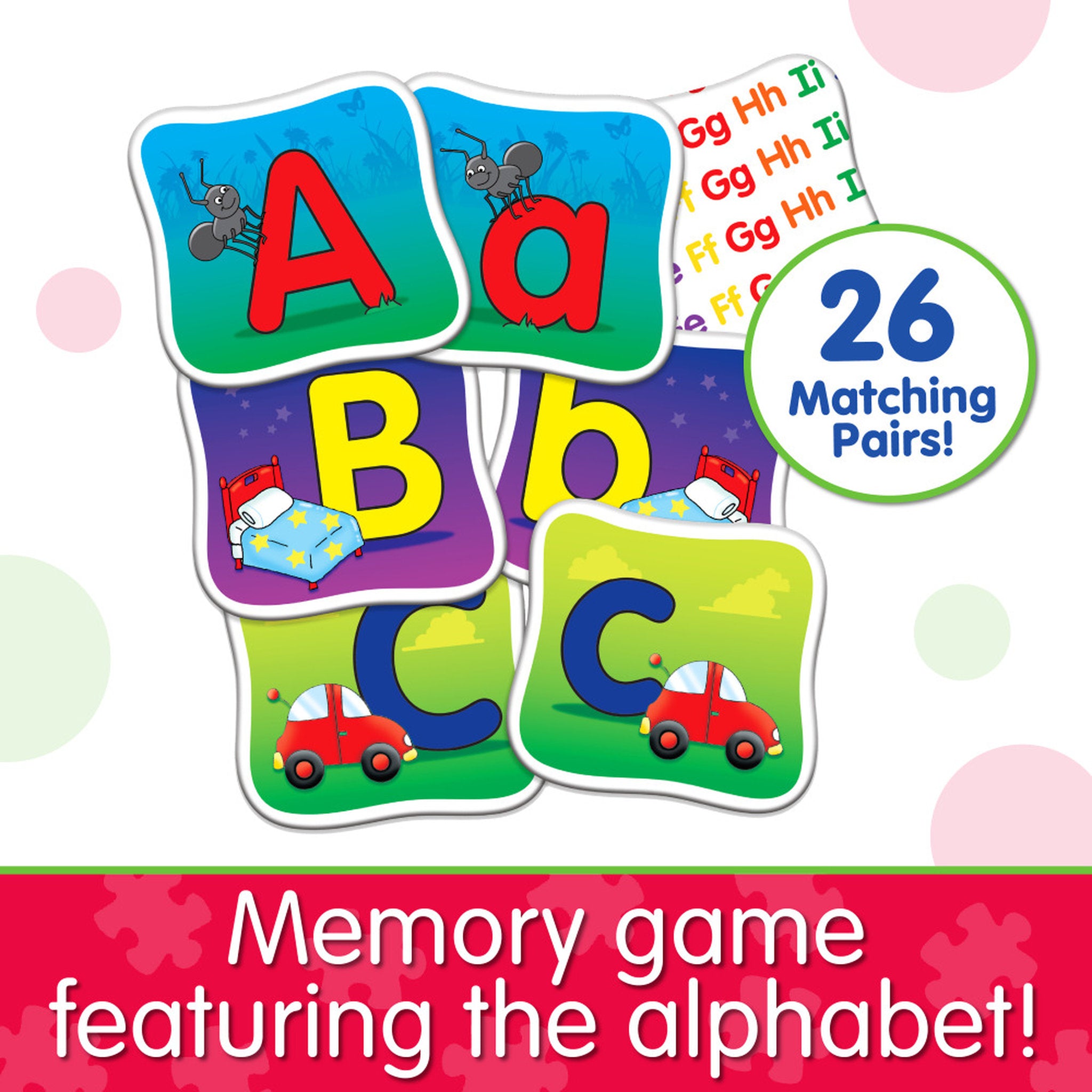 The Learning Journey Match It! Alphabet Memory Puzzle