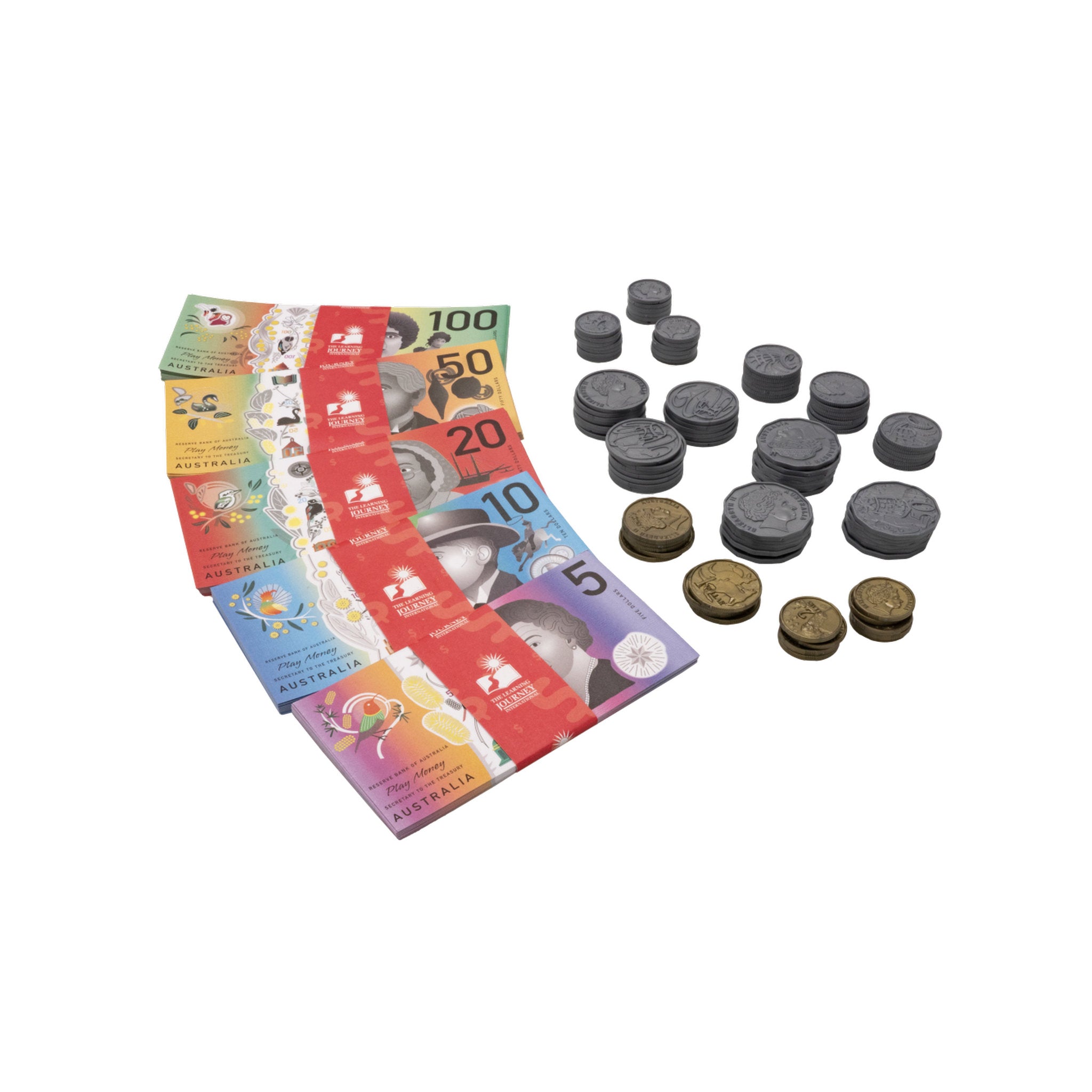The Learning Journey Kids Bank Play Money Set