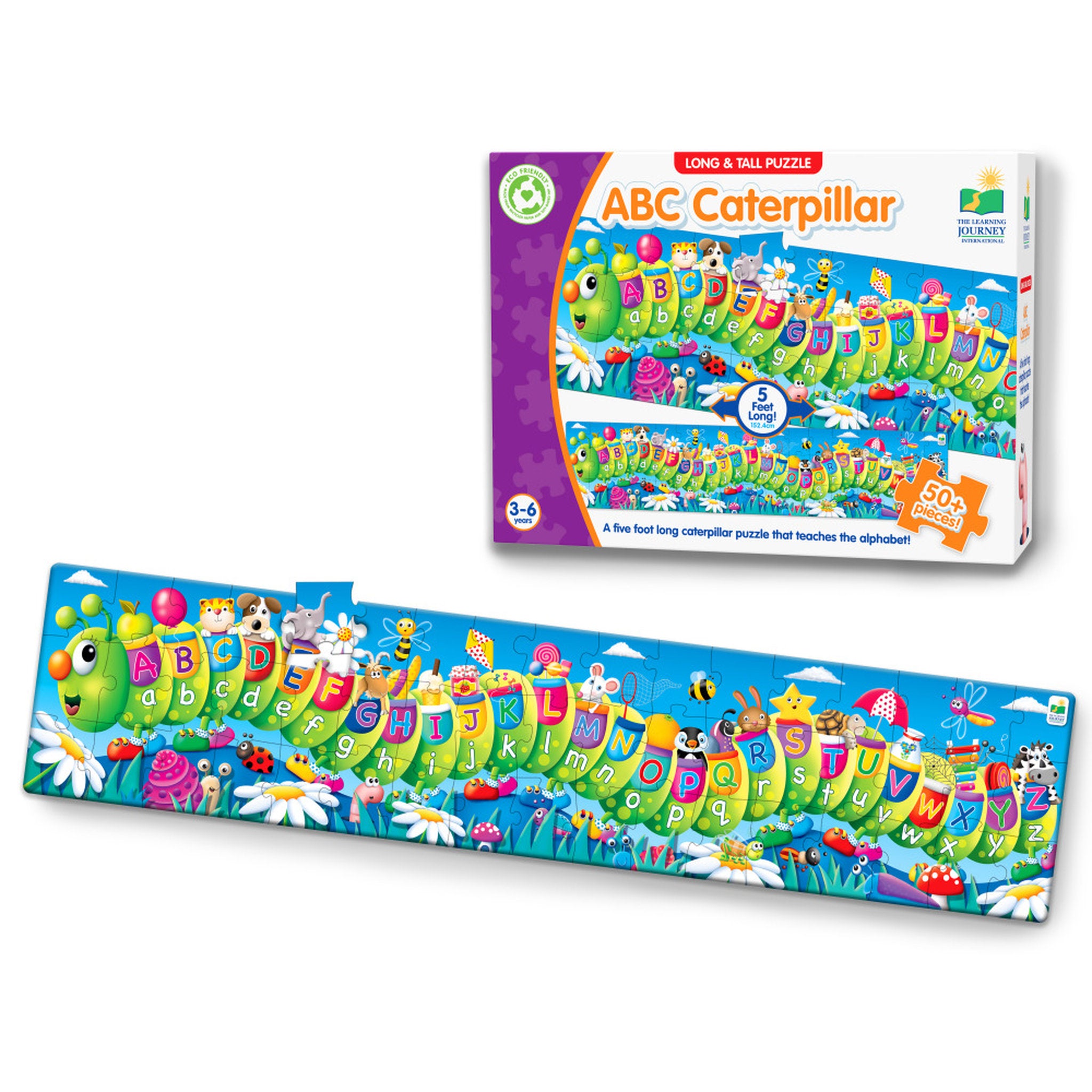 The Learning Journey Long & Tall ABC Caterpillar Puzzle