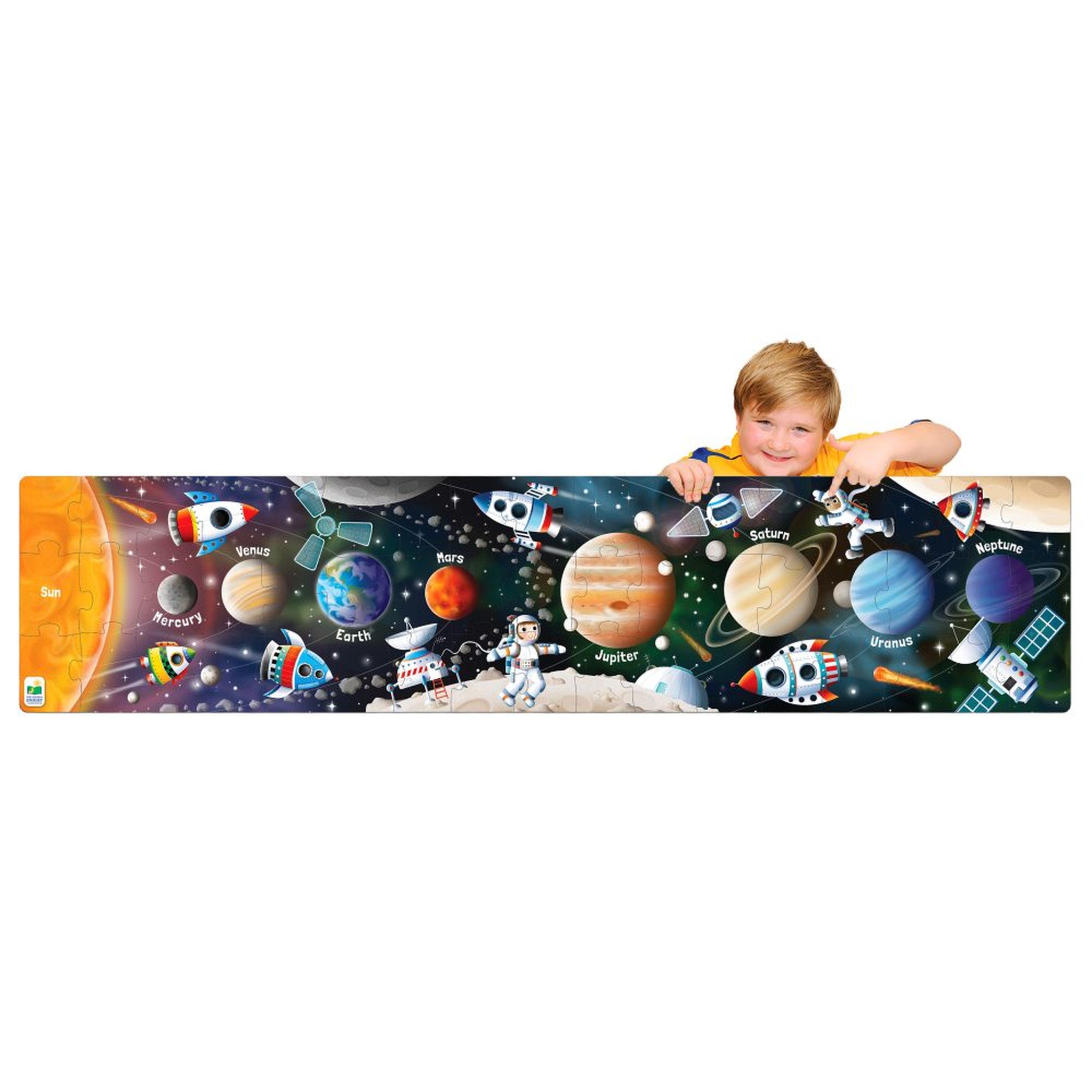 The Learning Journey Long & Tall Solar System Puzzle