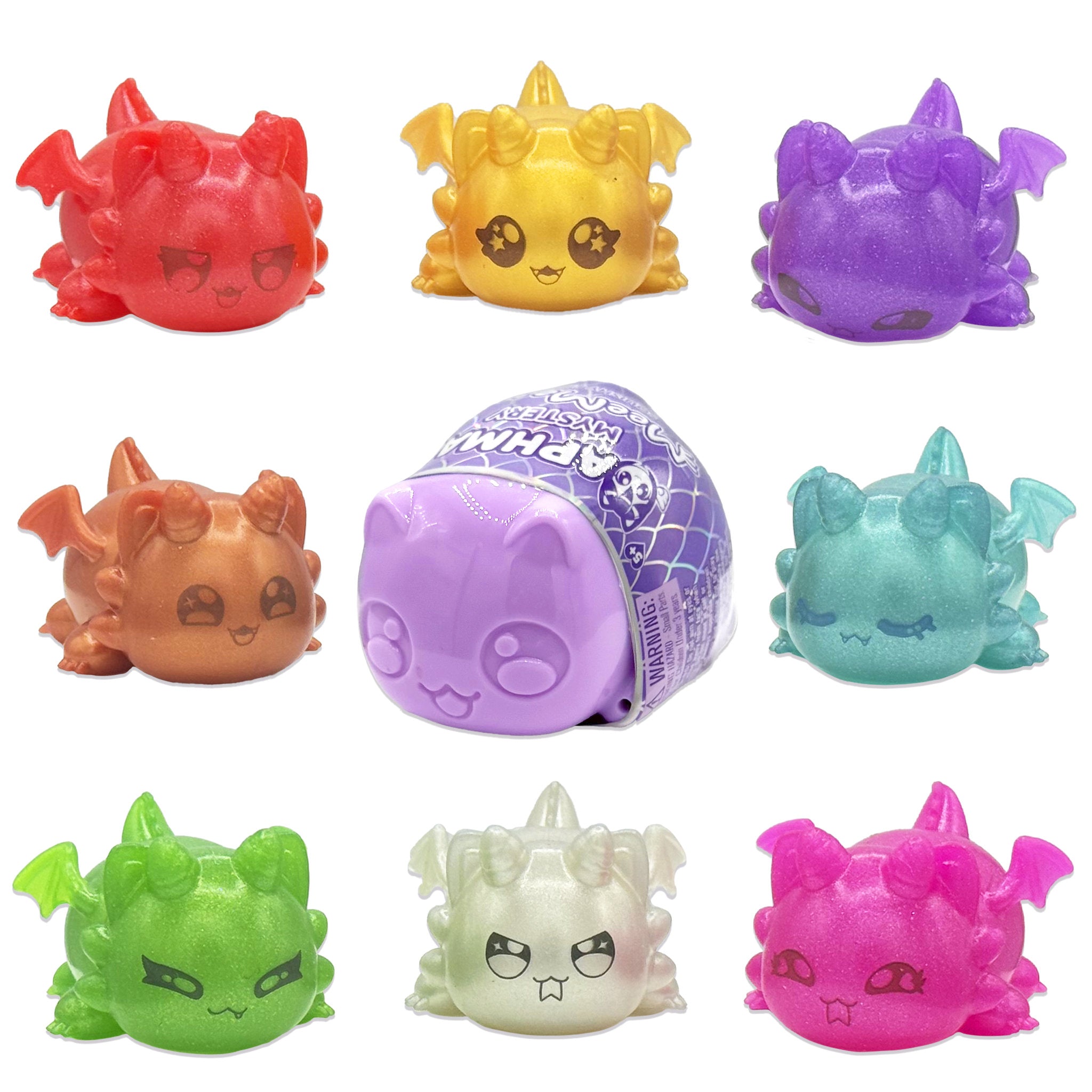 Aphmau MeeMeow Dragon Edition Mystery Squishy 3 Inch Figures