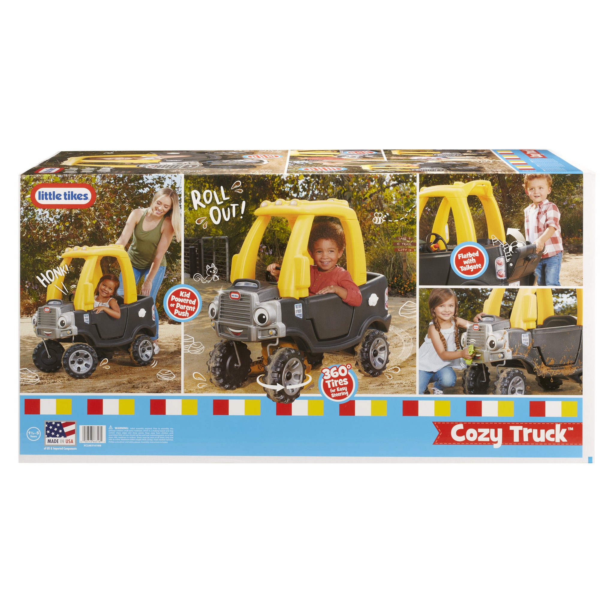 Little Tikes Cozy Truck Black Ride-On Vehicle
