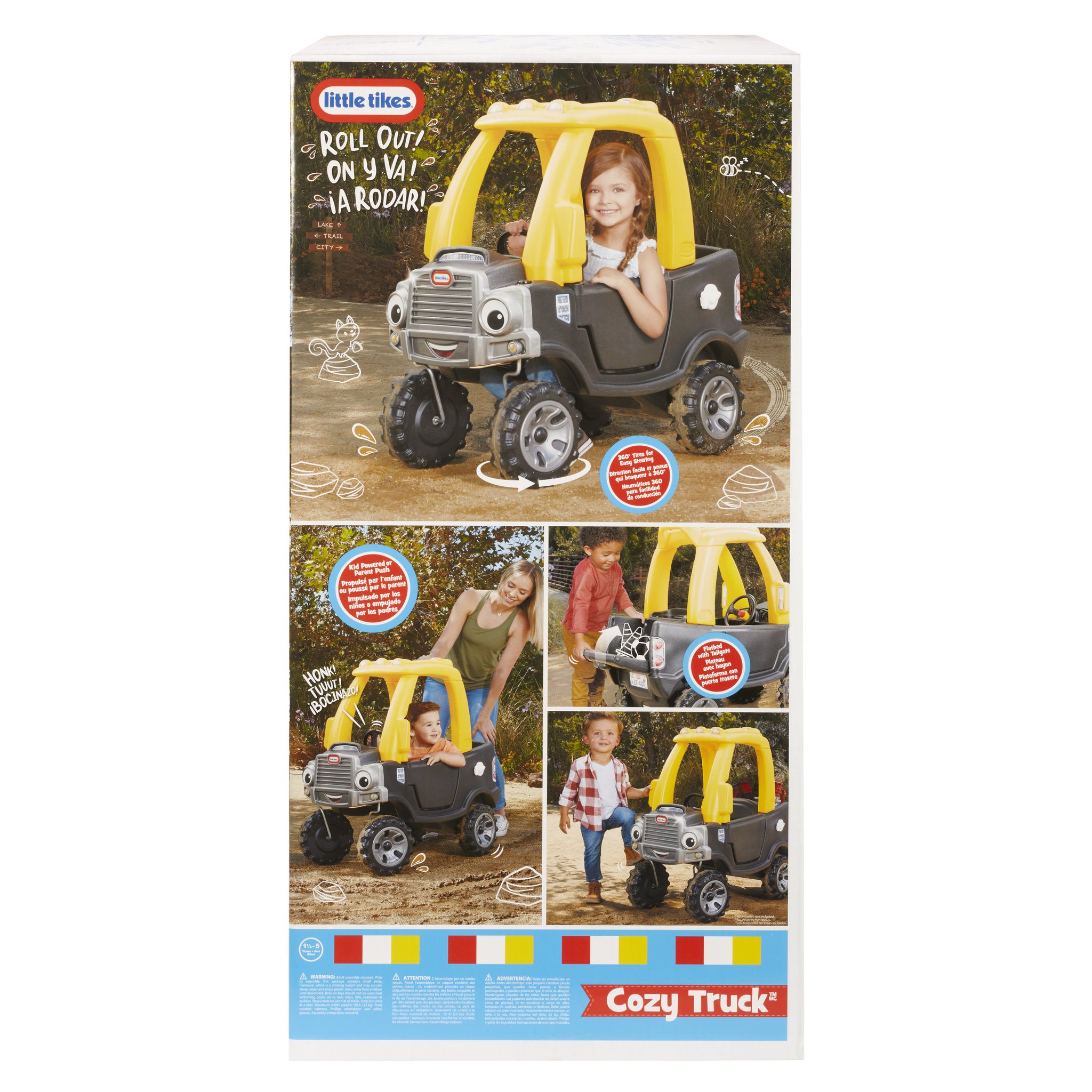 Little Tikes Cozy Truck Black Ride-On Vehicle
