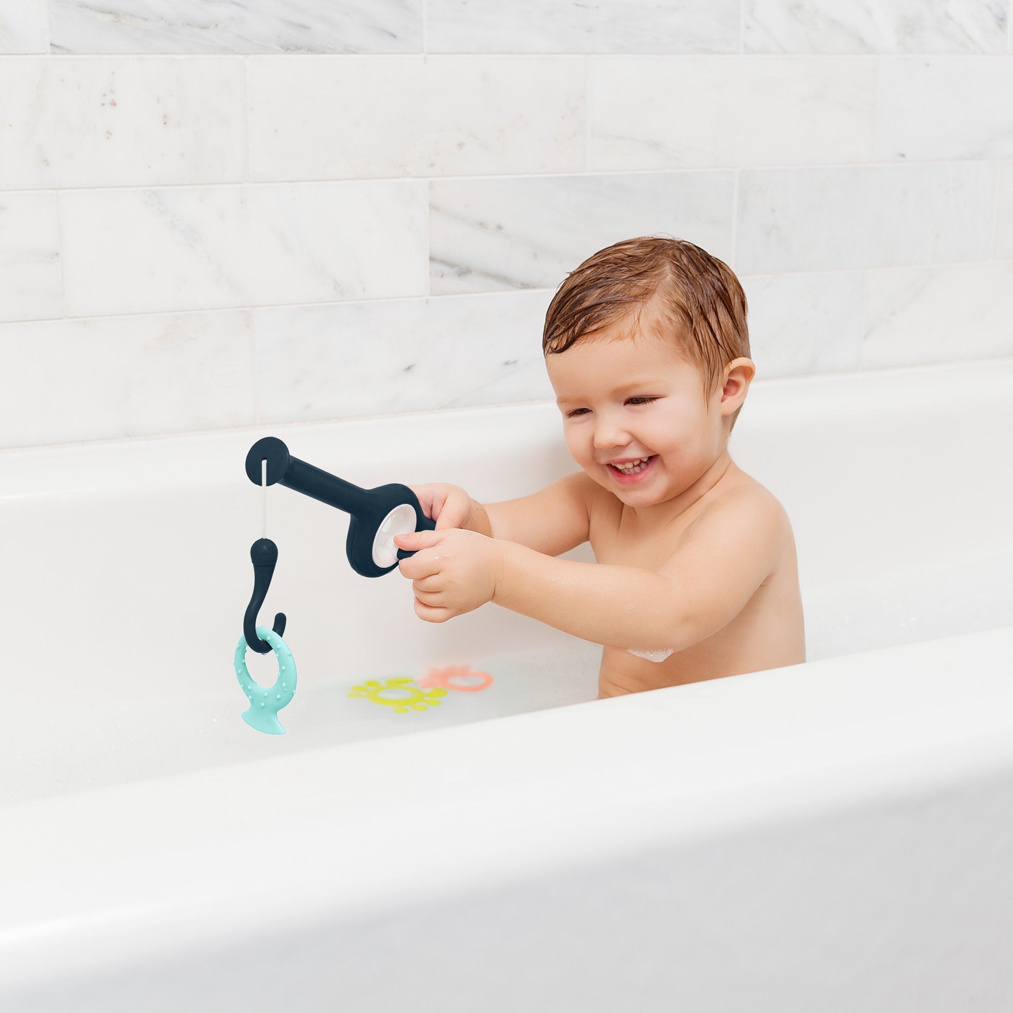 Boon Cast Fishing Rod Bath Toy - Navy