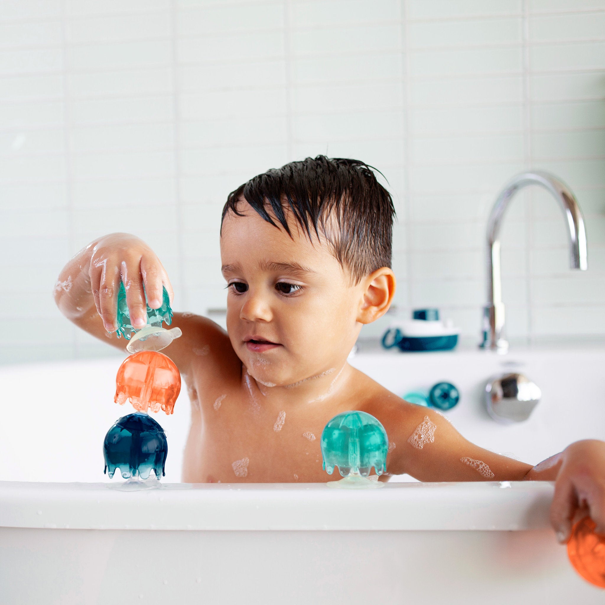 Boon Jellies Suction Cup Bath Toys - Navy