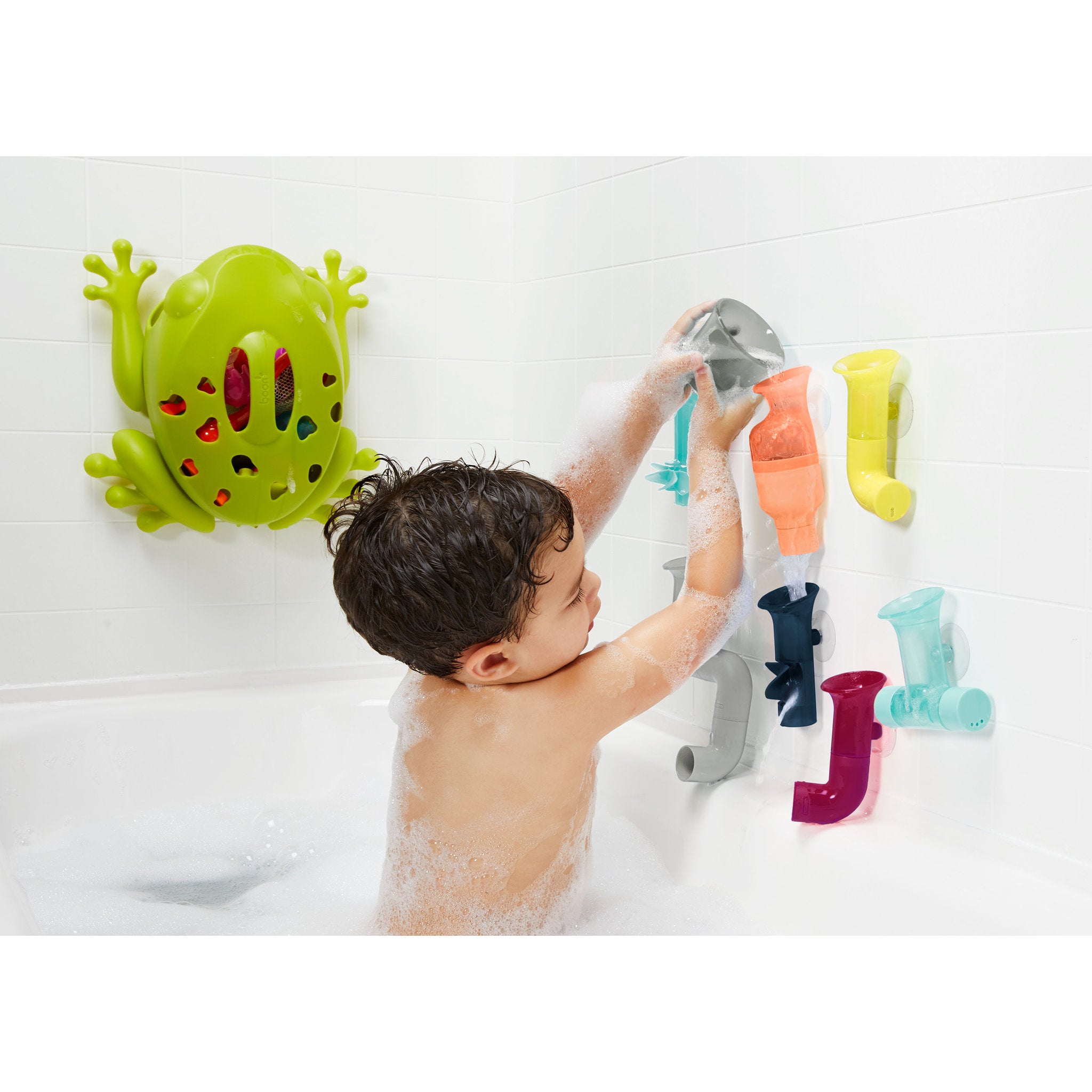 Boon Tubes Building Bath Toy Set 3 Pack - Pastels