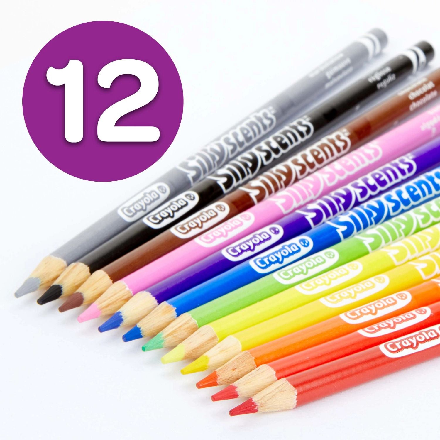 Crayola Silly Scents Coloured Pencils 12 Pack