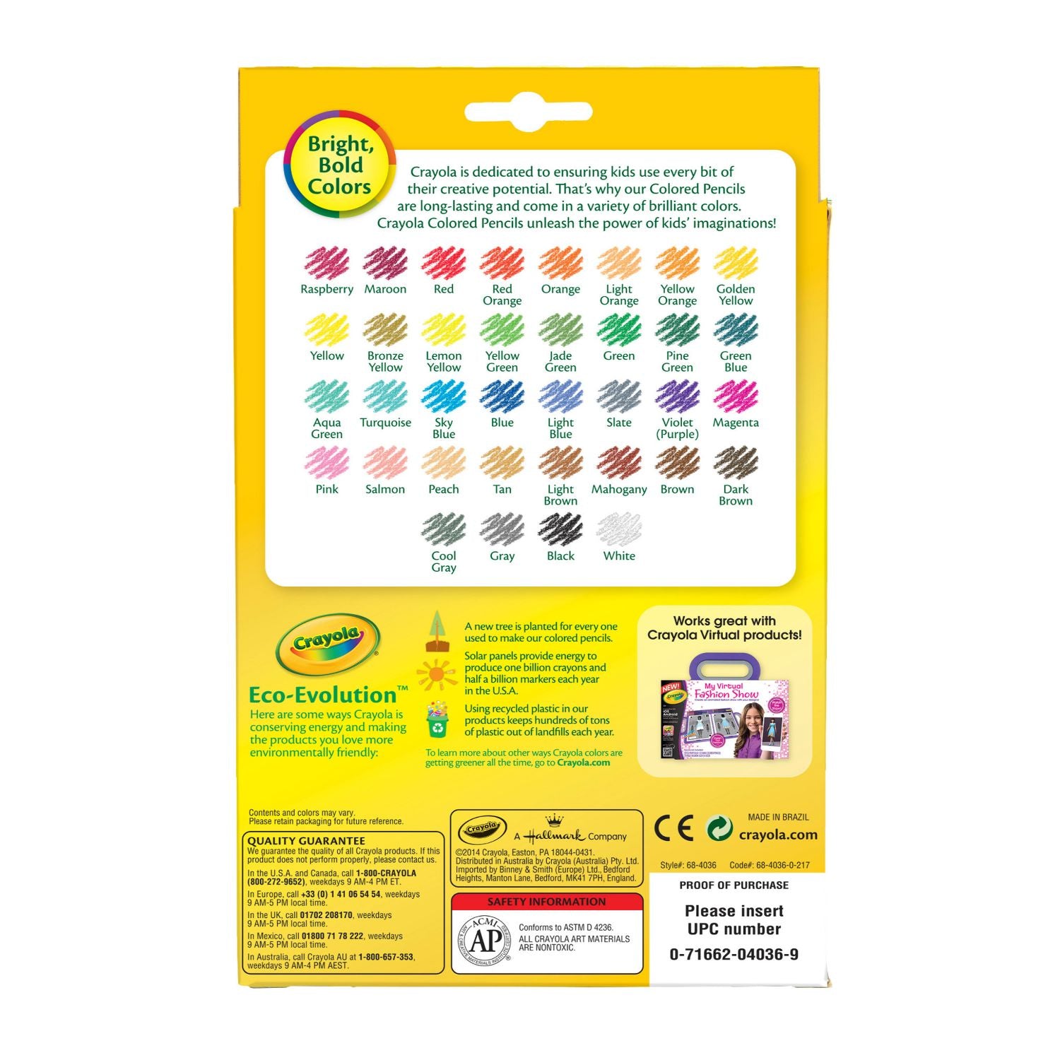 Crayola Full Size Coloured Pencils 36 Pack - Toyworld Australia