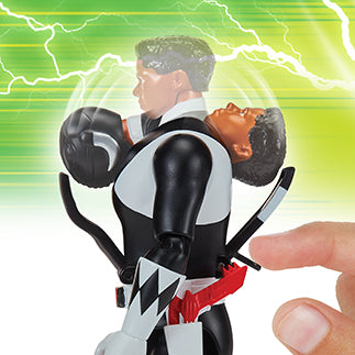 Mighty Morphin Power Rangers Auto-Morphin Figures - Black Ranger - Toyworld Australia