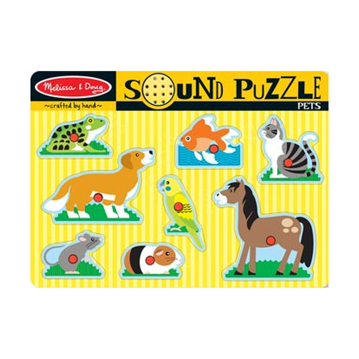 Melissa & Doug Pets Sound Puzzle 9 Piece