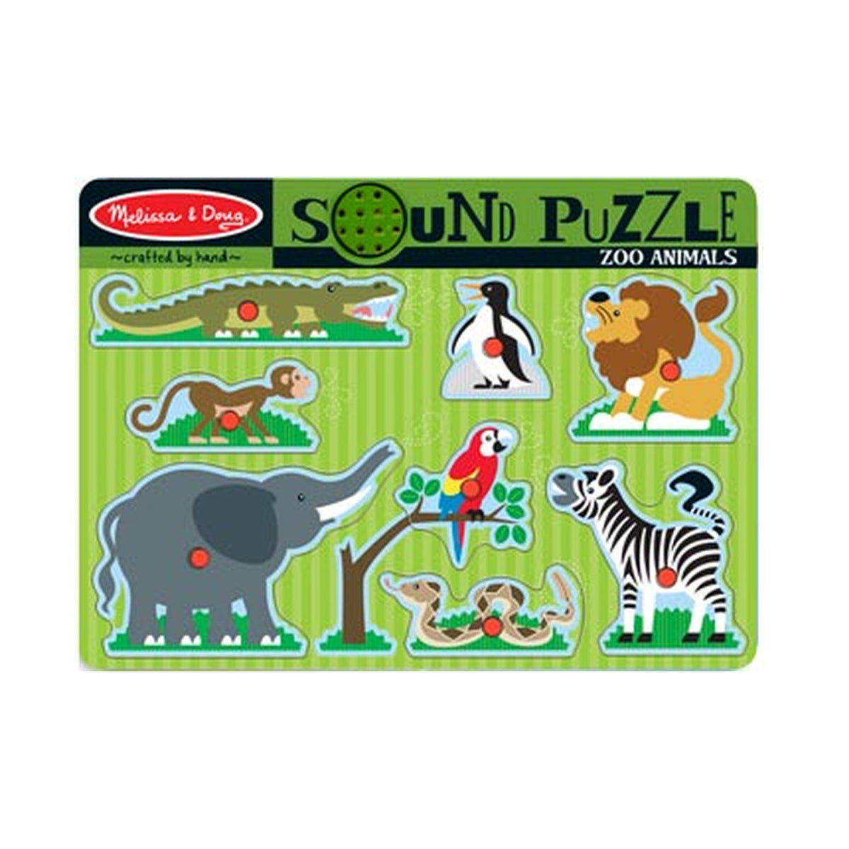 Melissa & Doug Animals Sound Puzzle 8 Piece