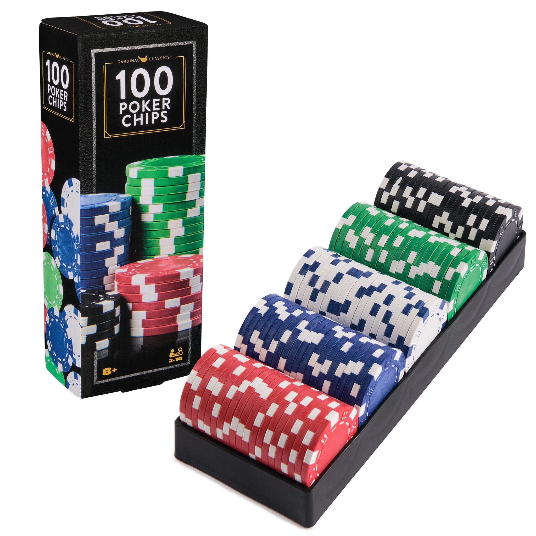 Cardinal Classic Poker Chips 100 Piece Set