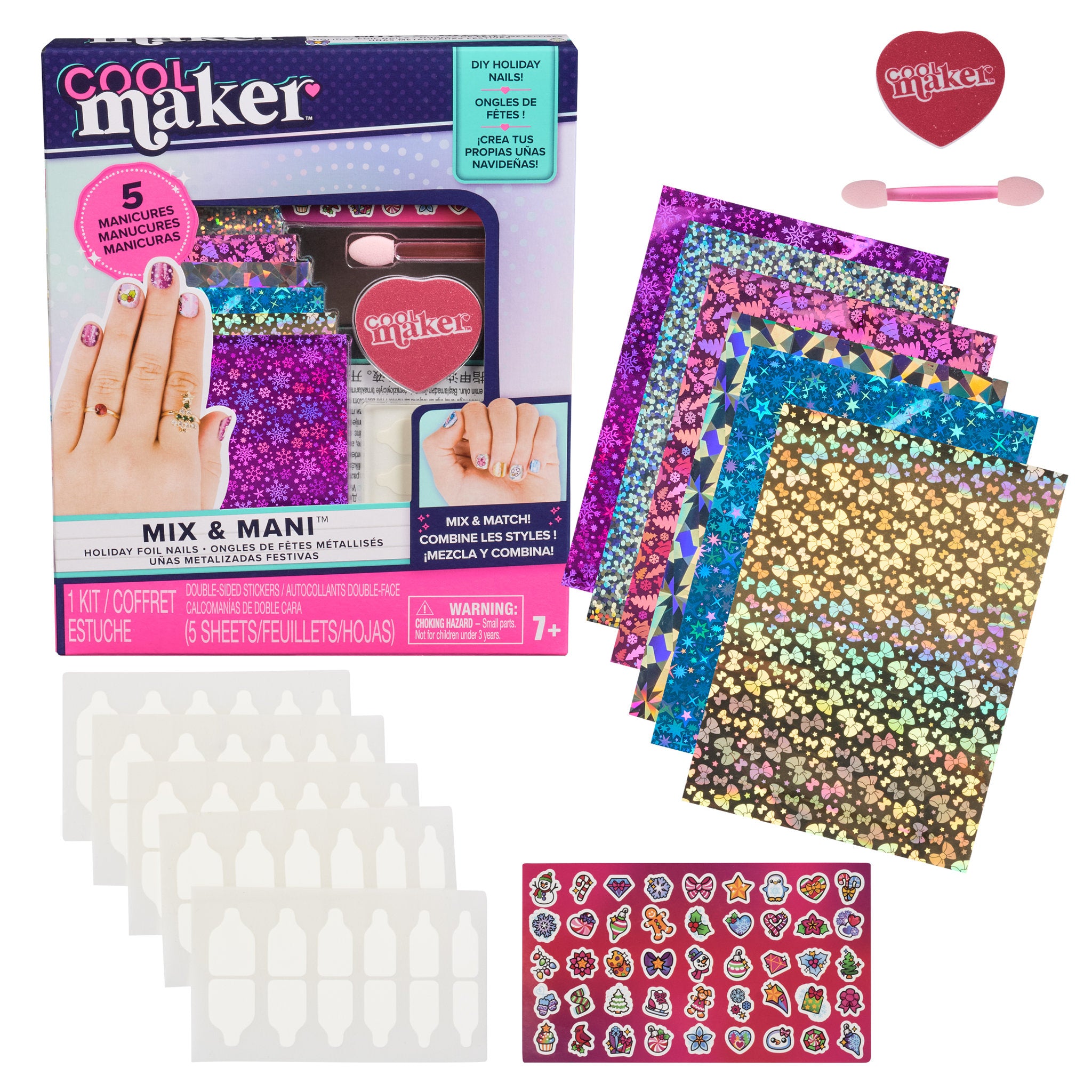 Cool Maker Mix & Mani Foil Nails - Holiday