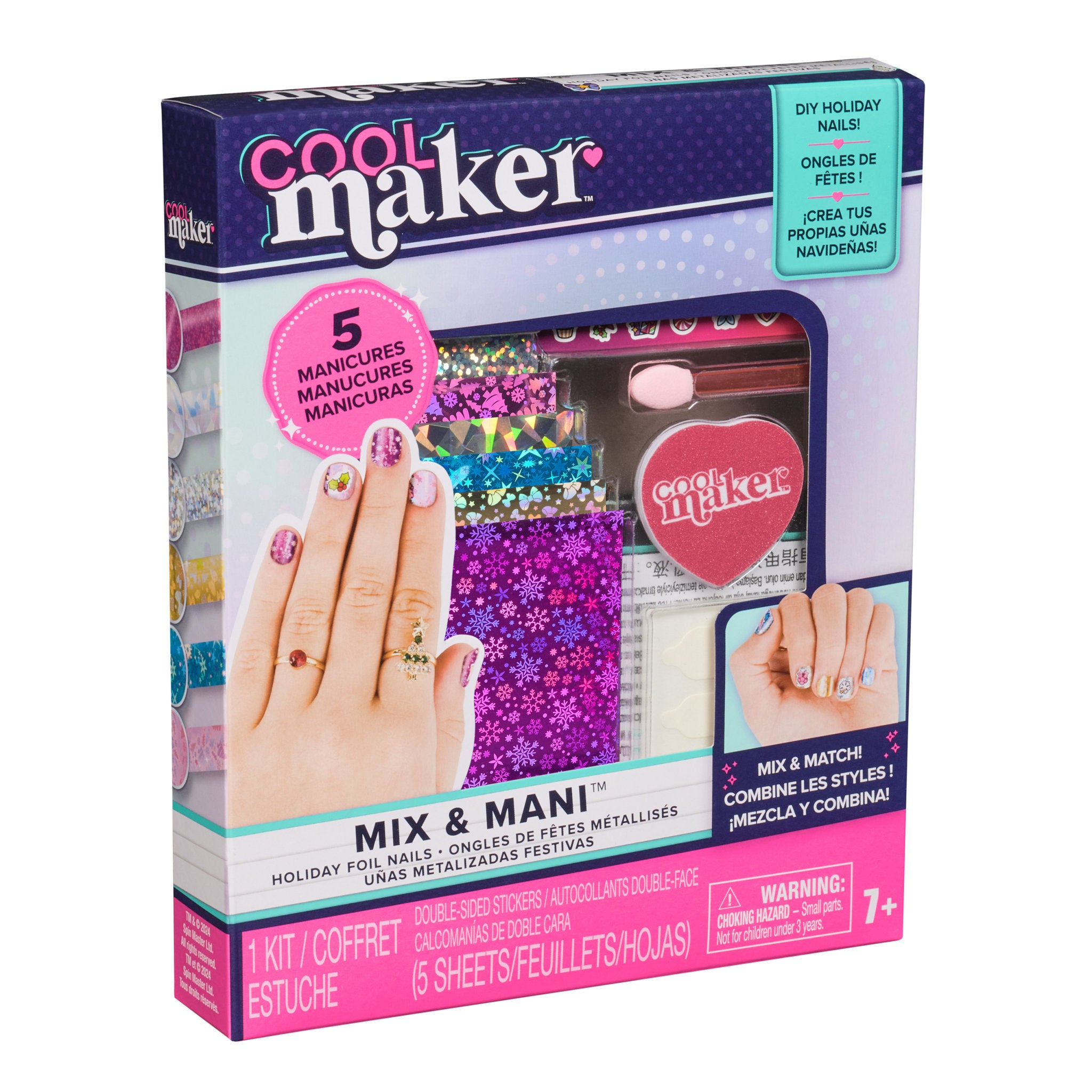 Cool Maker Mix & Mani Foil Nails - Holiday
