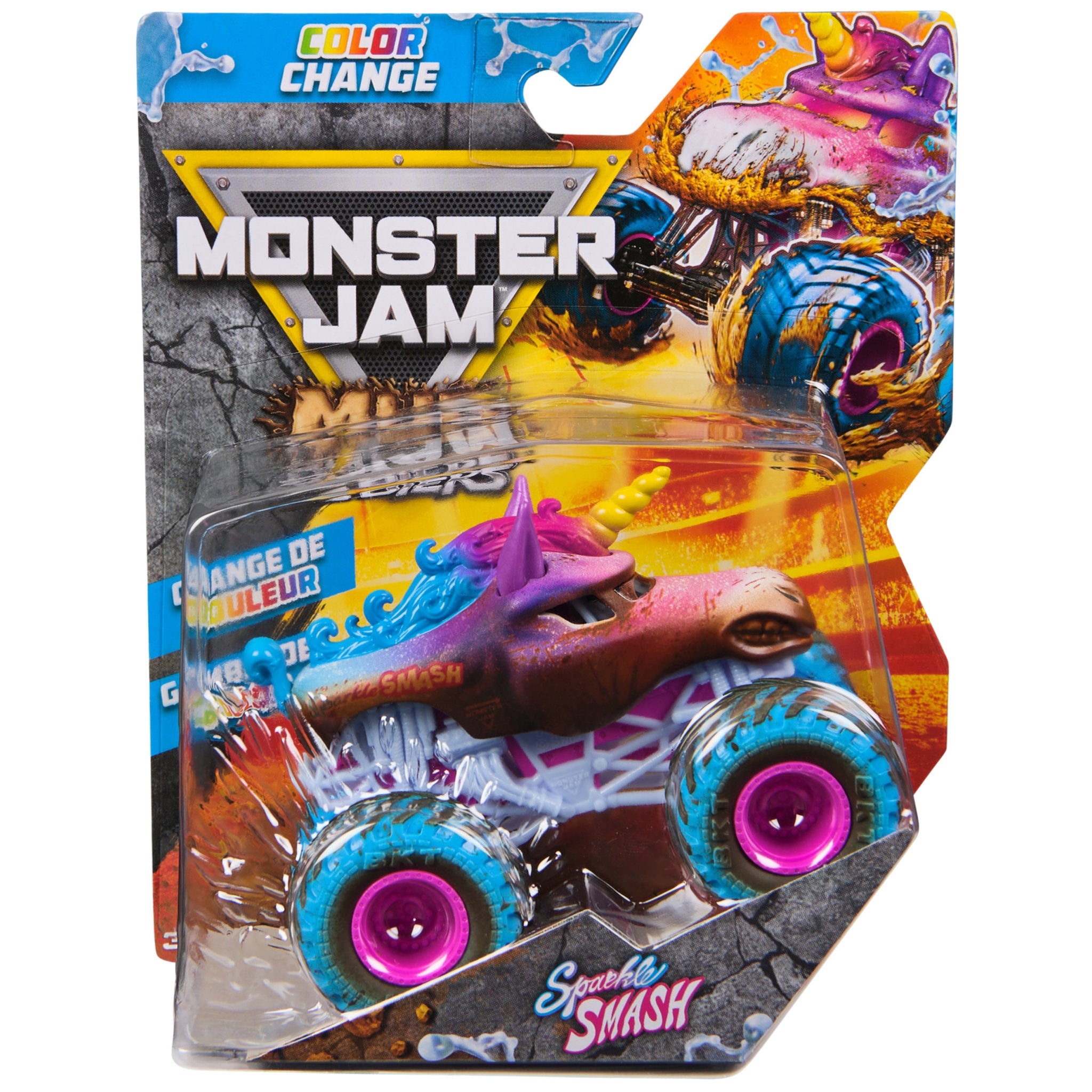 Monster Jam 1:64 Mud Blasters Colour Change - Sparkle Smash