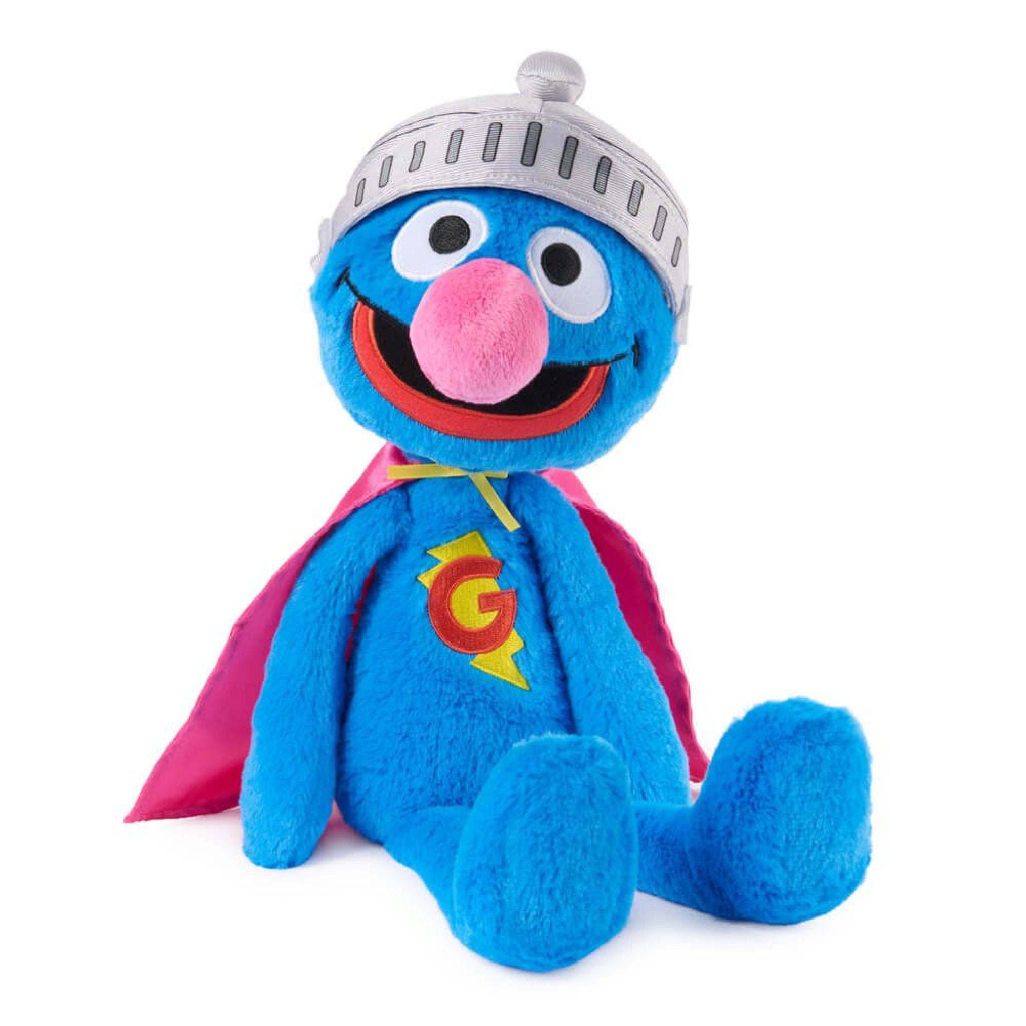 Gund Toothpick Sesame Street Super Grover Plush