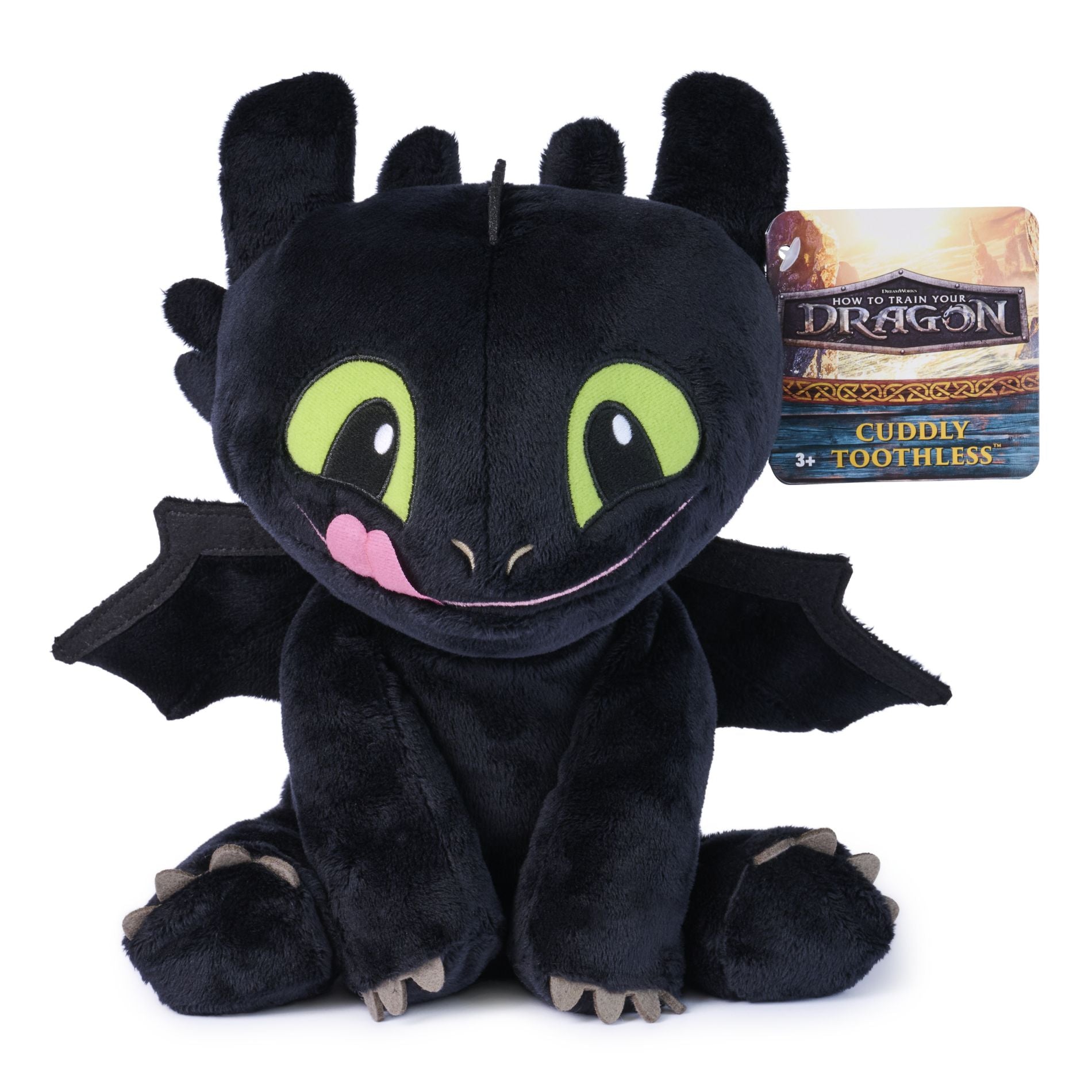 How to Train Your Dragon 10 Inch Cuddly Plush Toothless - Toyworld Australia