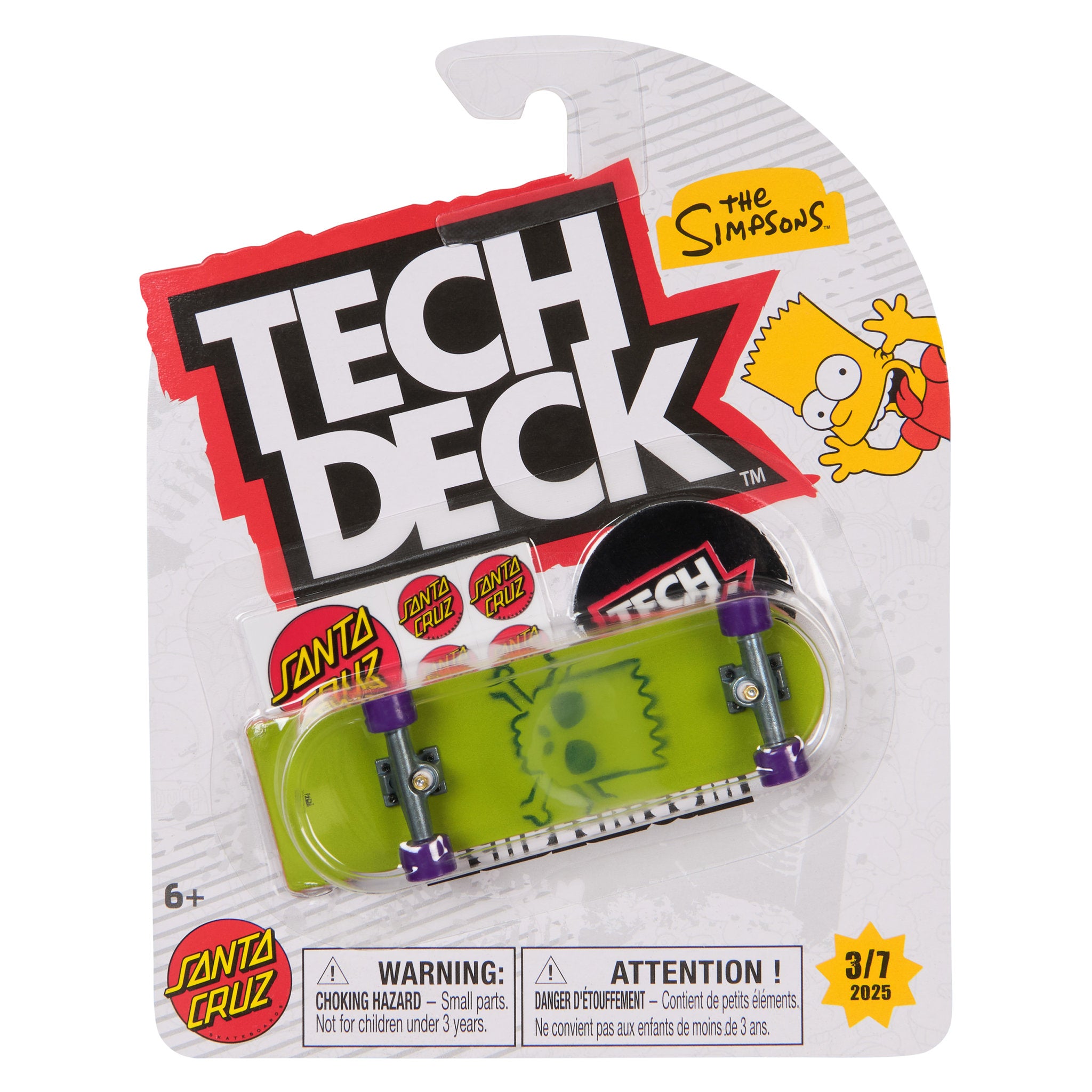 Tech Deck Entertainment Series Finger Board - The Simpsons 3 - Toyworld Australia