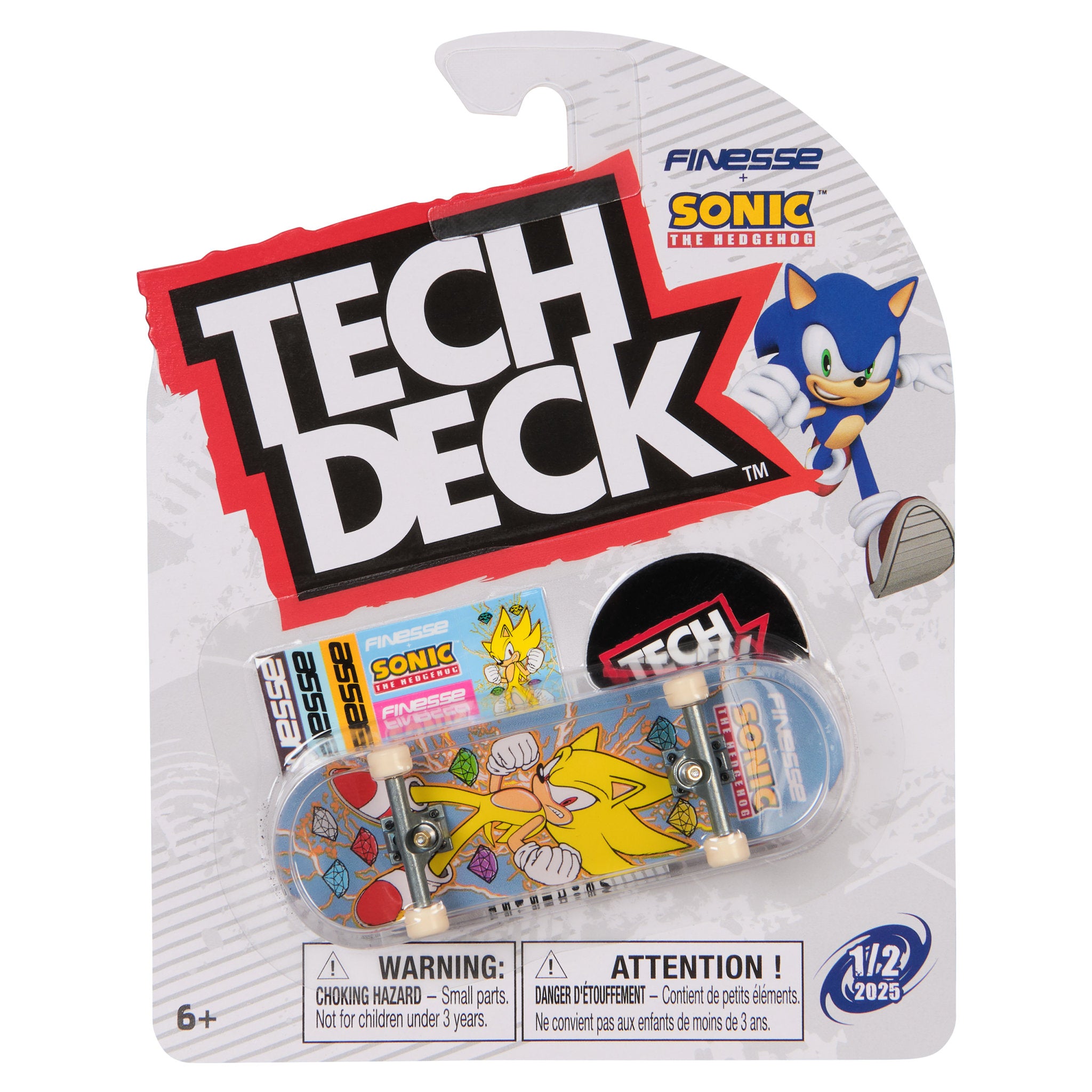 Tech Deck Entertainment Series Finger Board - Sonic the Hedgehog 1 - Toyworld Australia
