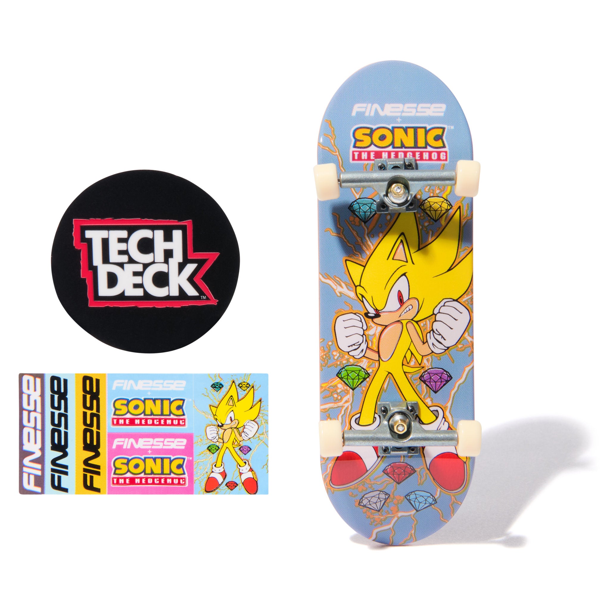 Tech Deck Entertainment Series Finger Board - Sonic the Hedgehog 1 - Toyworld Australia
