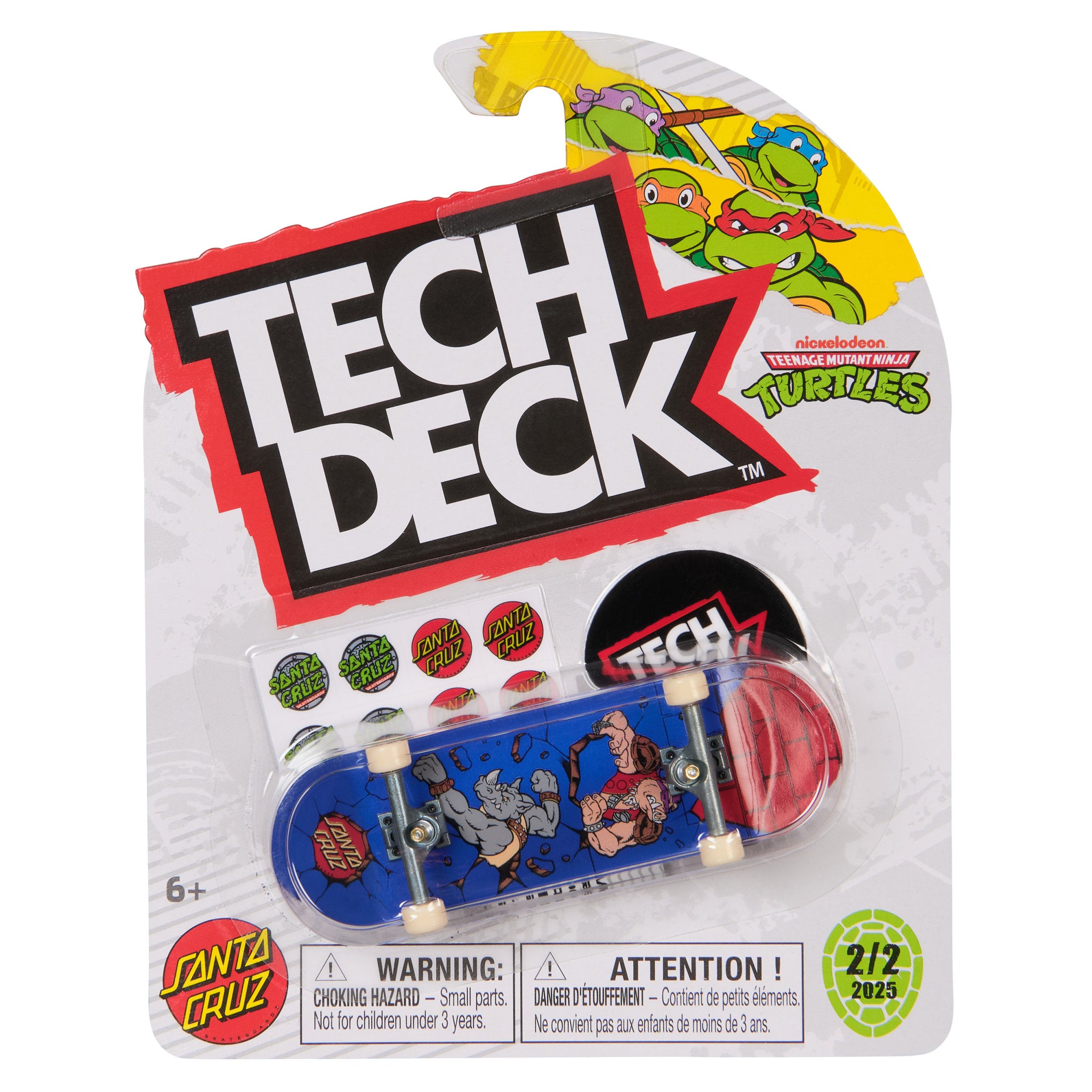 Tech Deck Entertainment Series Finger Board - Teenage Mutant Ninja Turtle 2 - Toyworld Australia