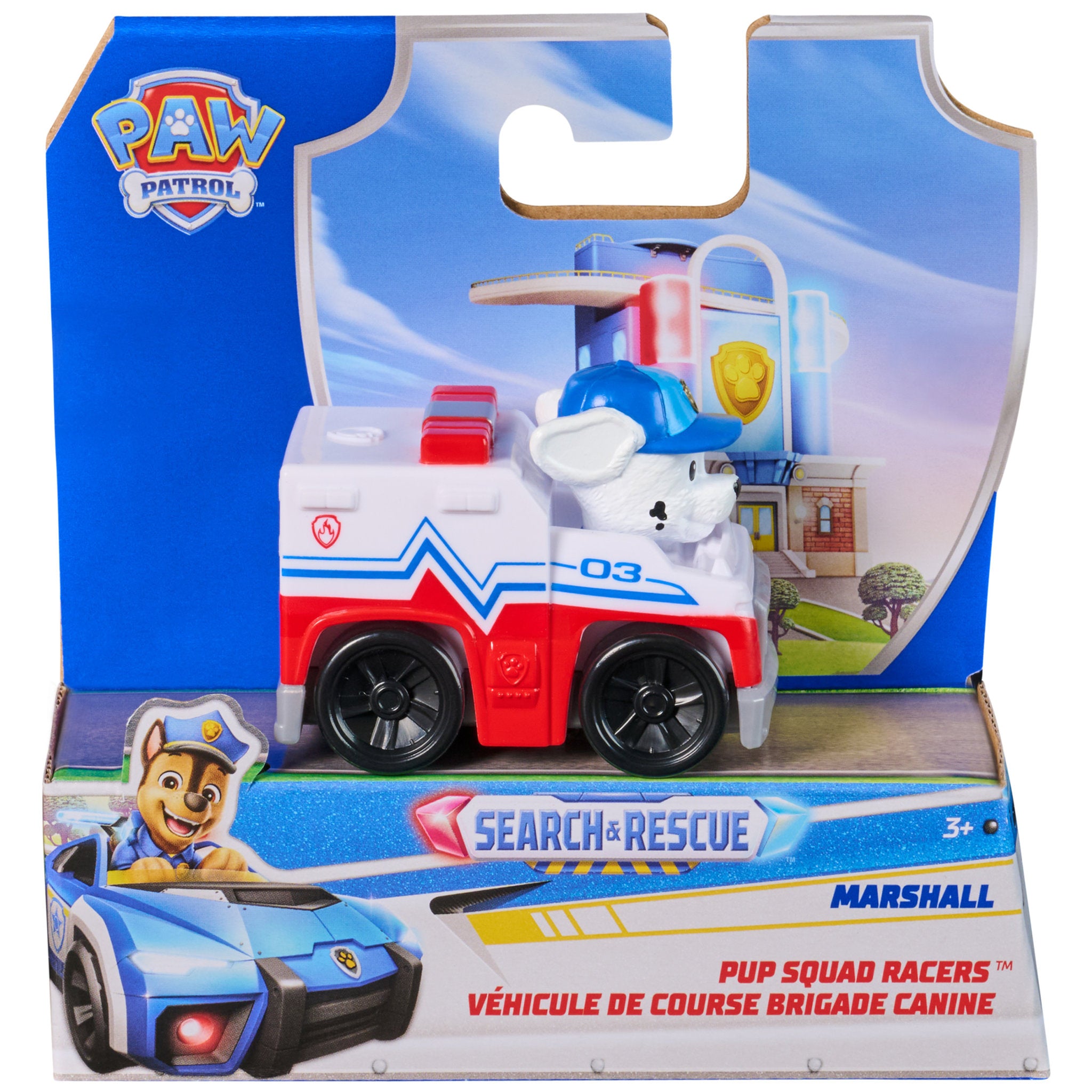 PAW Patrol Pup Squad Search & Rescue Racers - Marshall