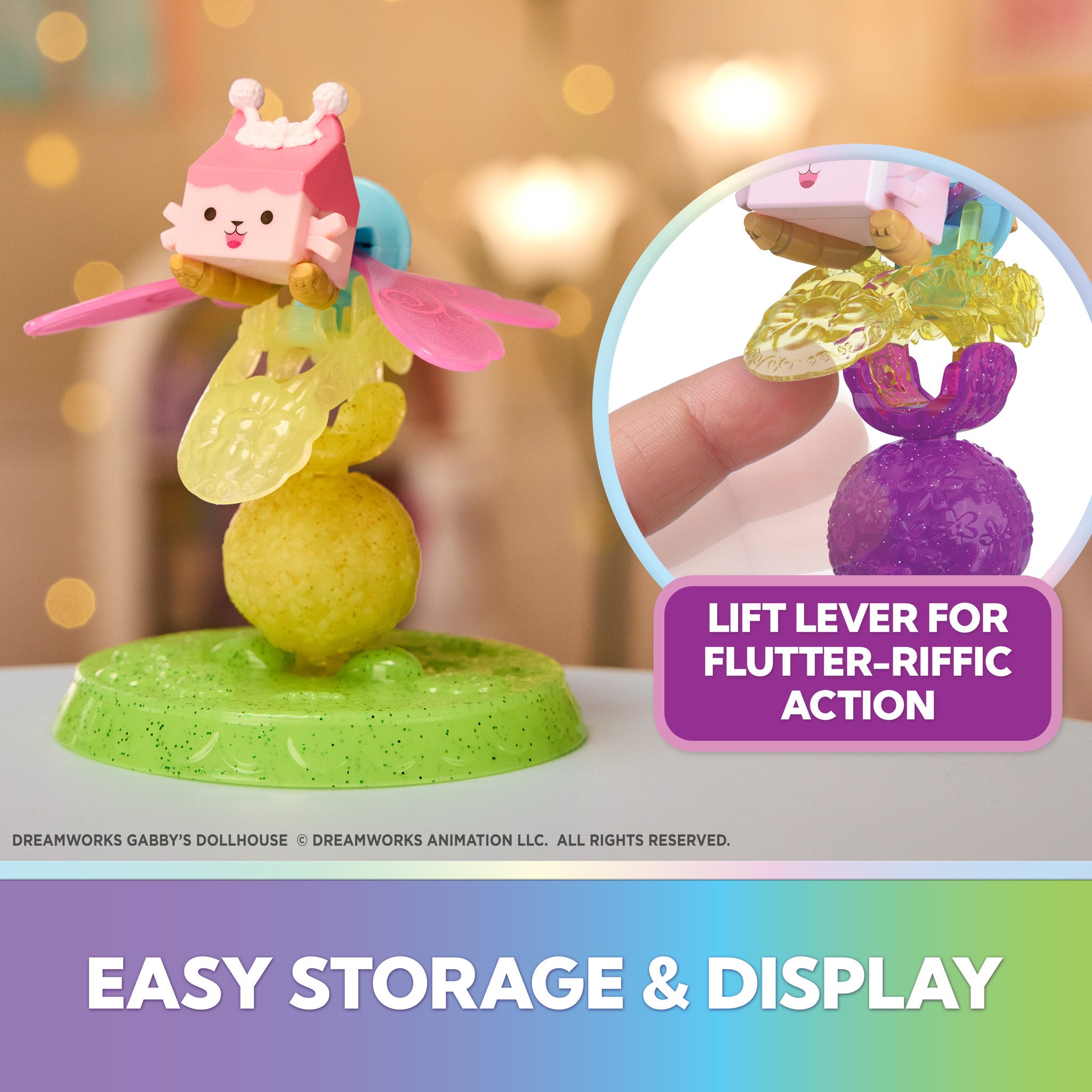 Gabby's Dollhouse Fairylandia Flutter-riffic Fairy Ring - Baby Box Cat