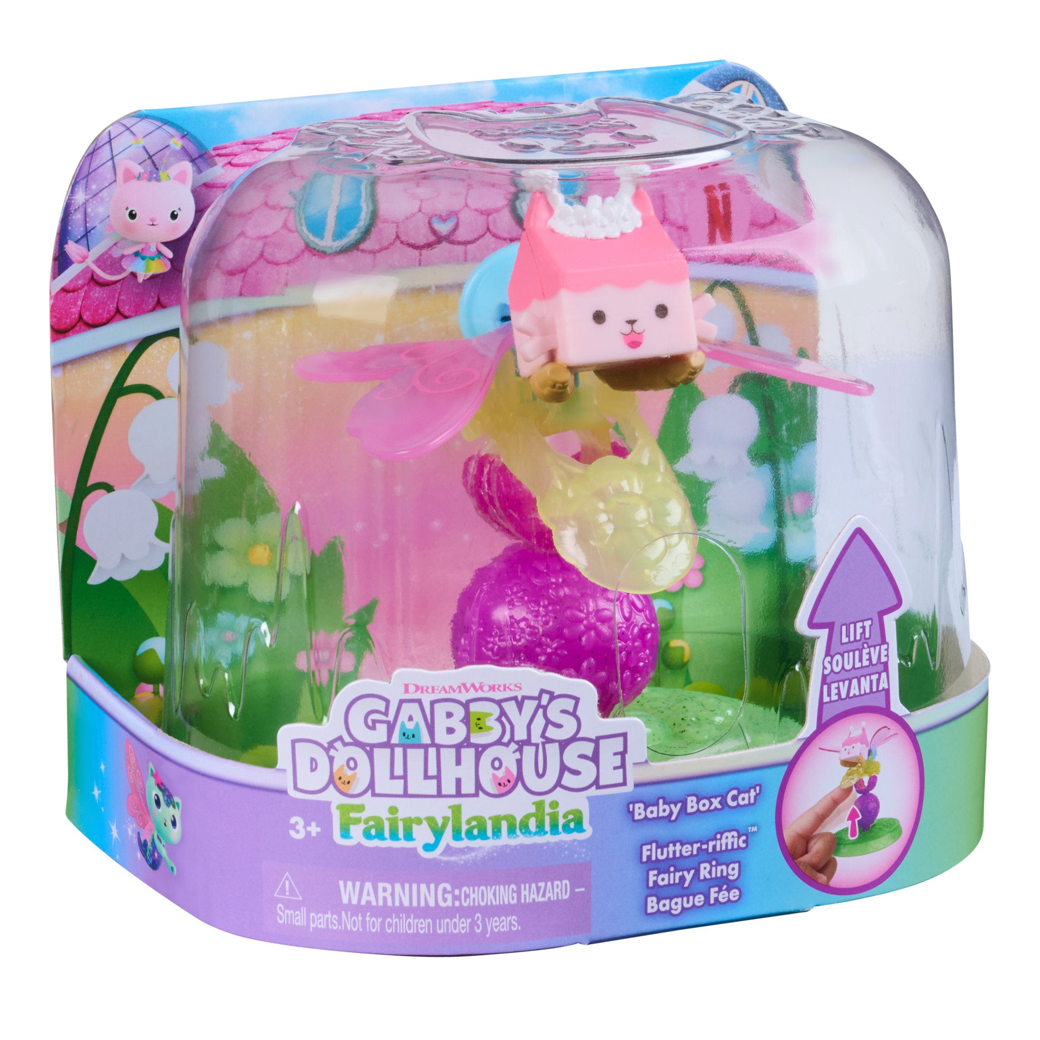 Gabby's Dollhouse Fairylandia Flutter-riffic Fairy Ring - Baby Box Cat
